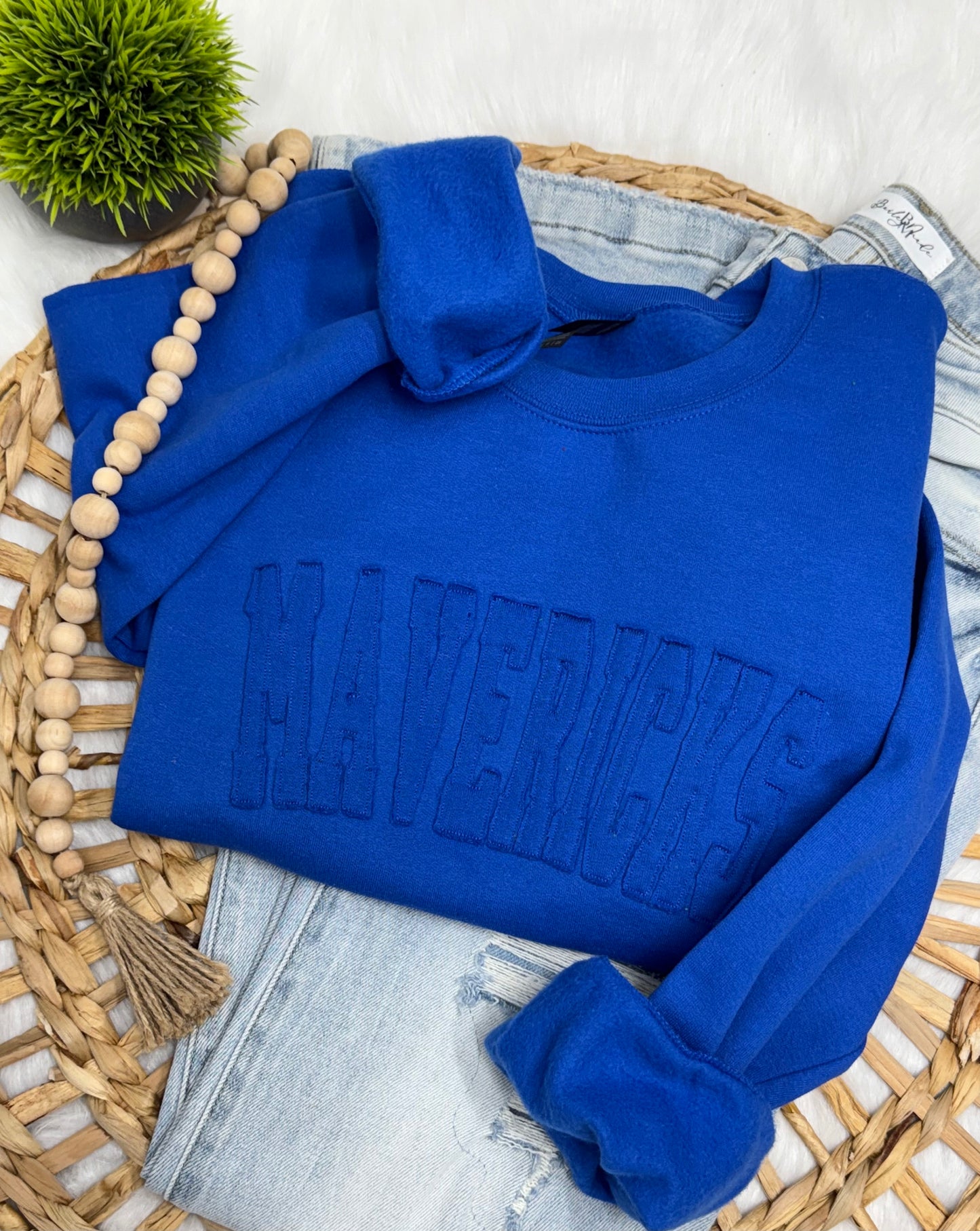 CUSTOM NAME/WORD RAGGY - EMBROIDERED SWEATSHIRT