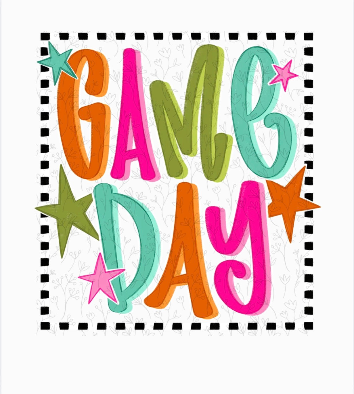MYSTERY COLOR Game Day T-SHIRT