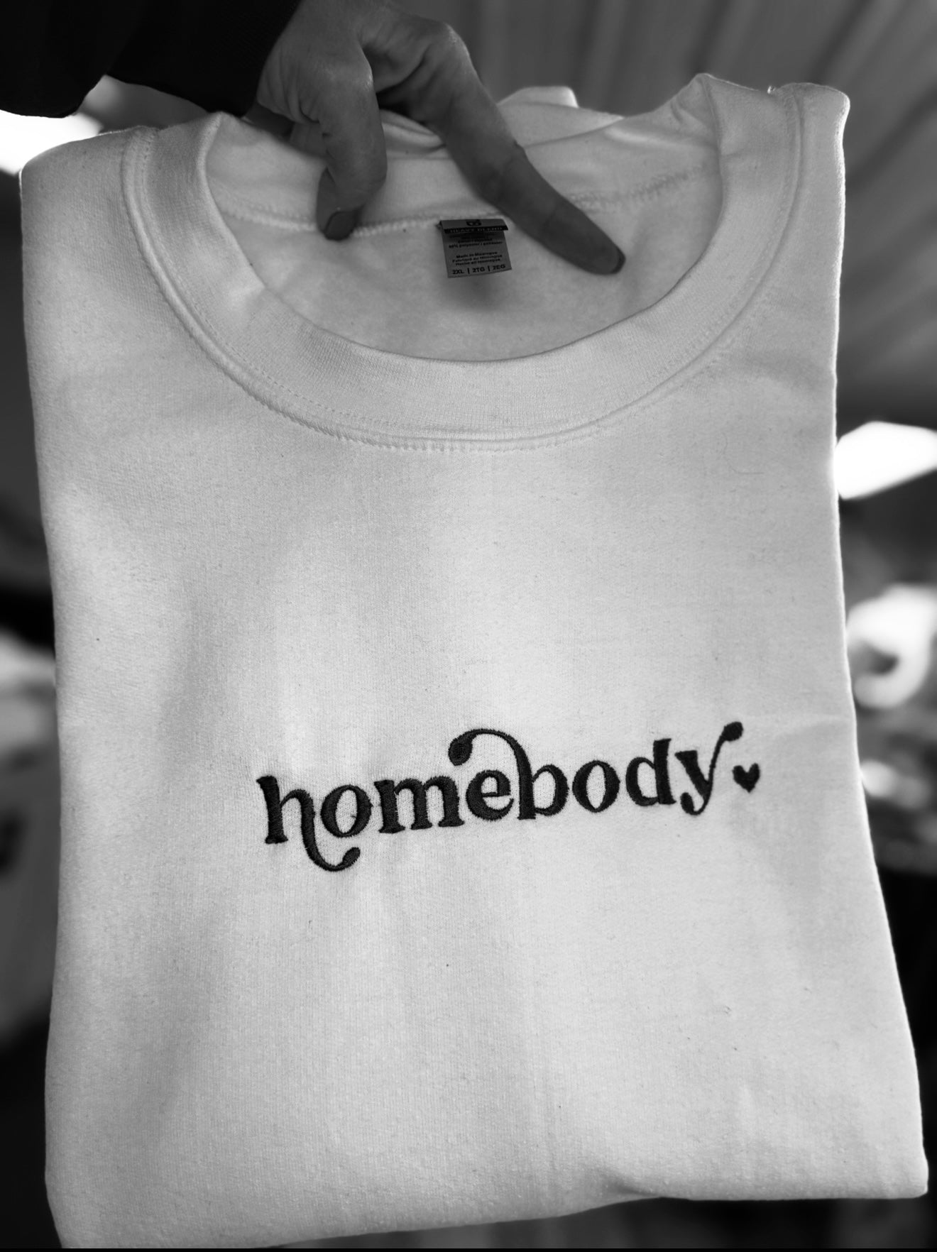 MYSTERY "Homebody" SWEATSHIRT- Embroidered