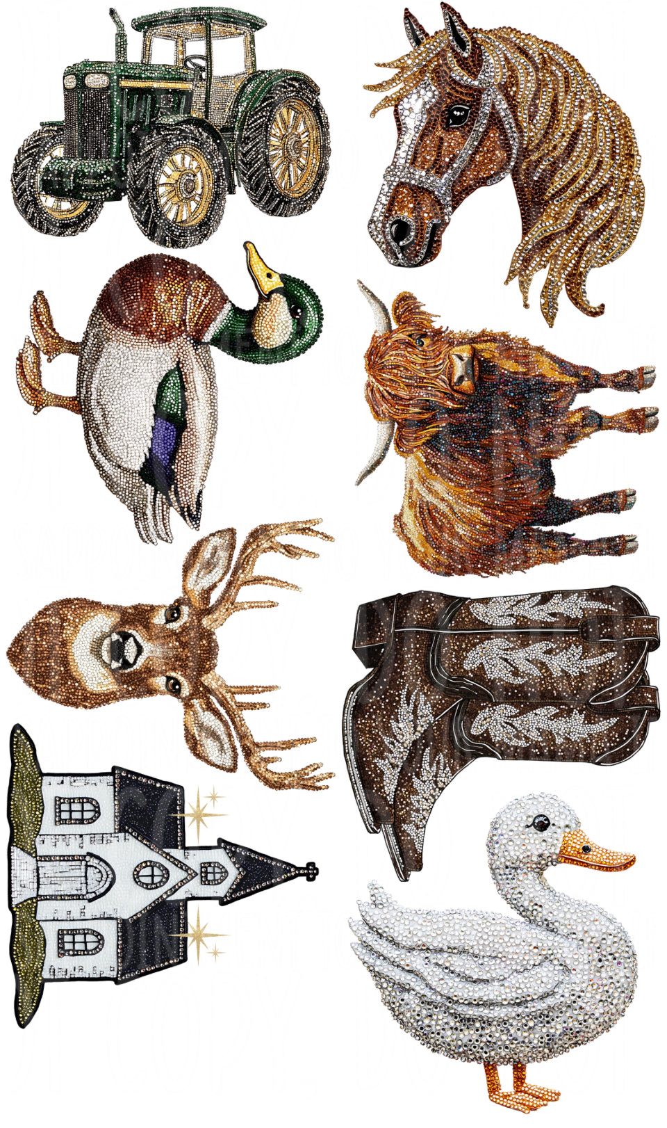 Rhinestone Pre Made Gang