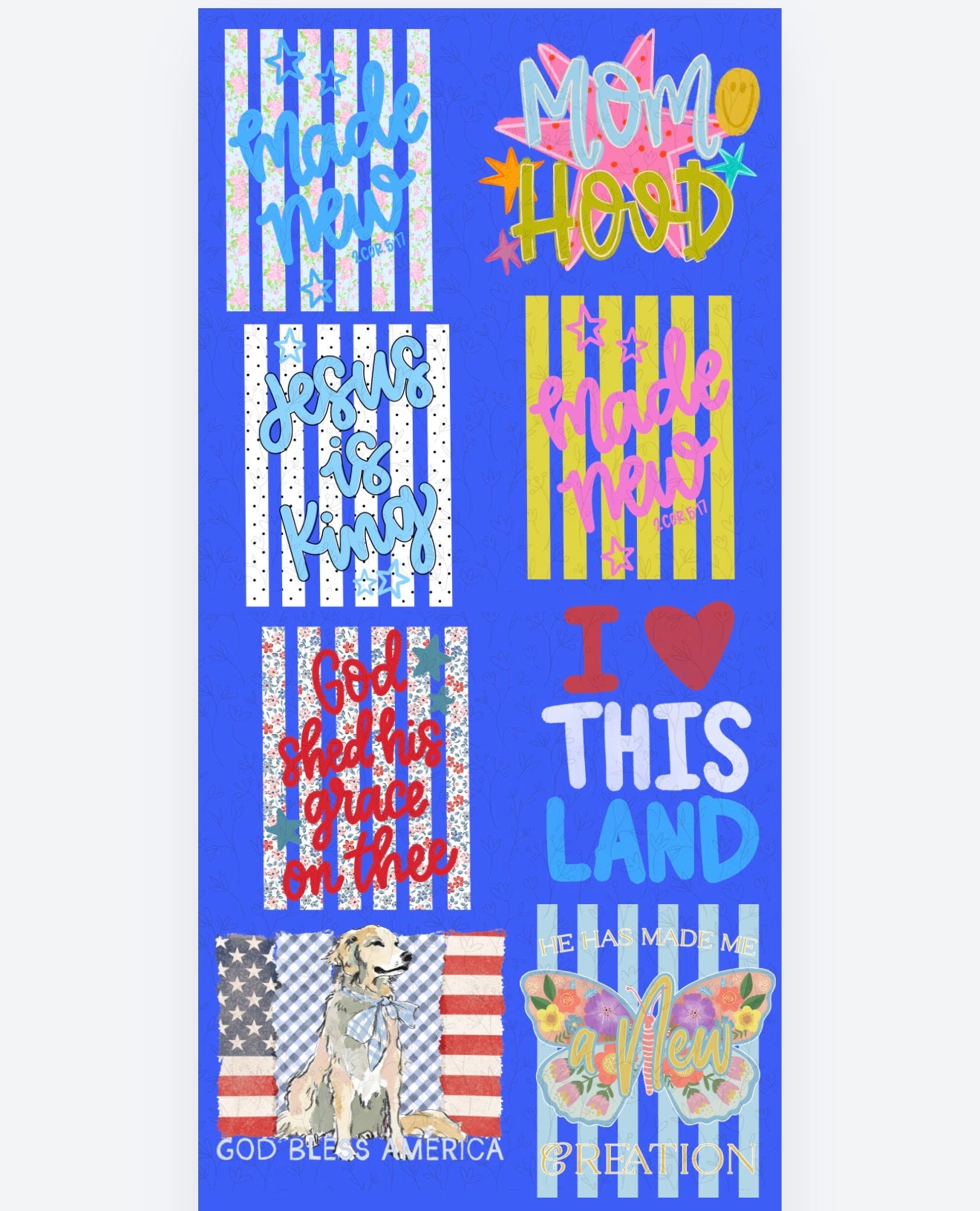 Made New - PRE MADE GANG SHEET