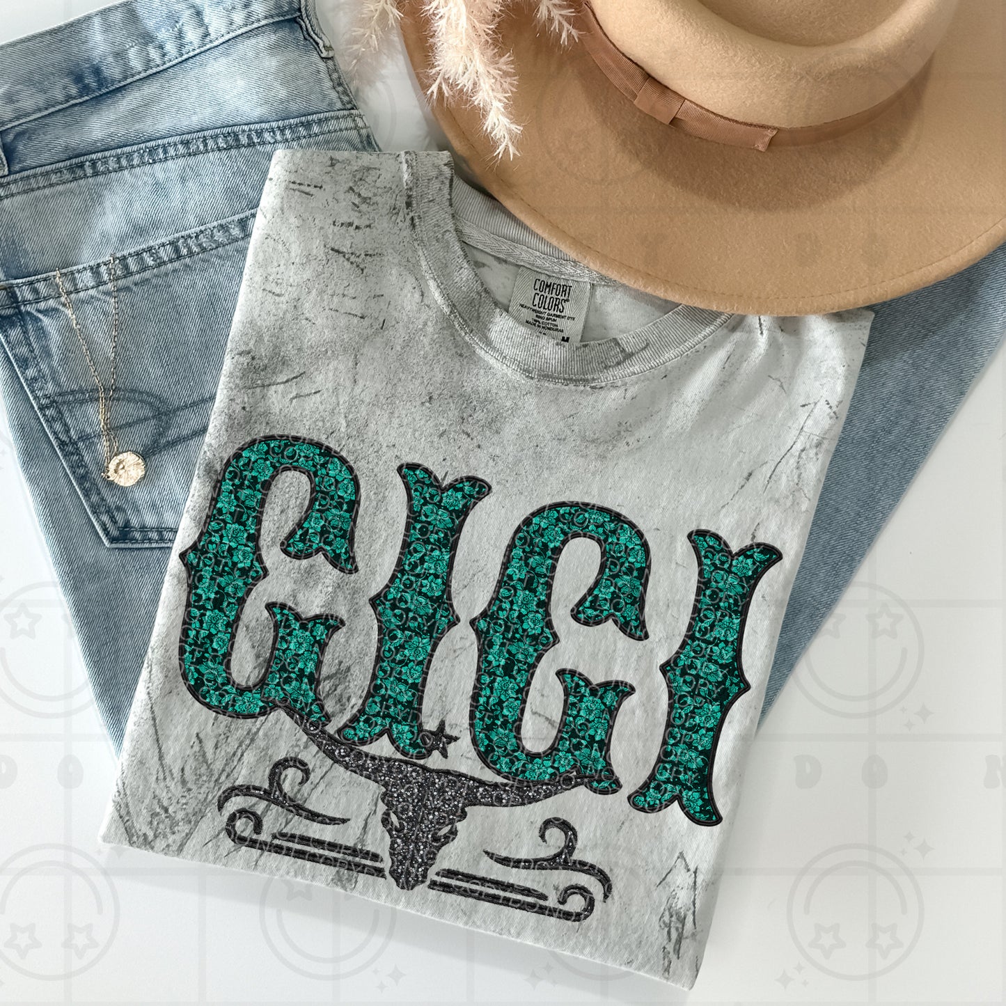 Teal Lace Gigi - TRANSFERS (HW)