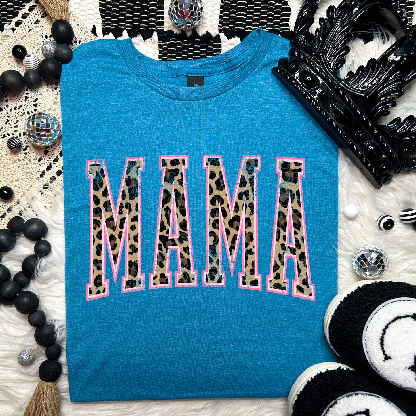 Varsity Mama Leopard - TRANSFERS (SD)