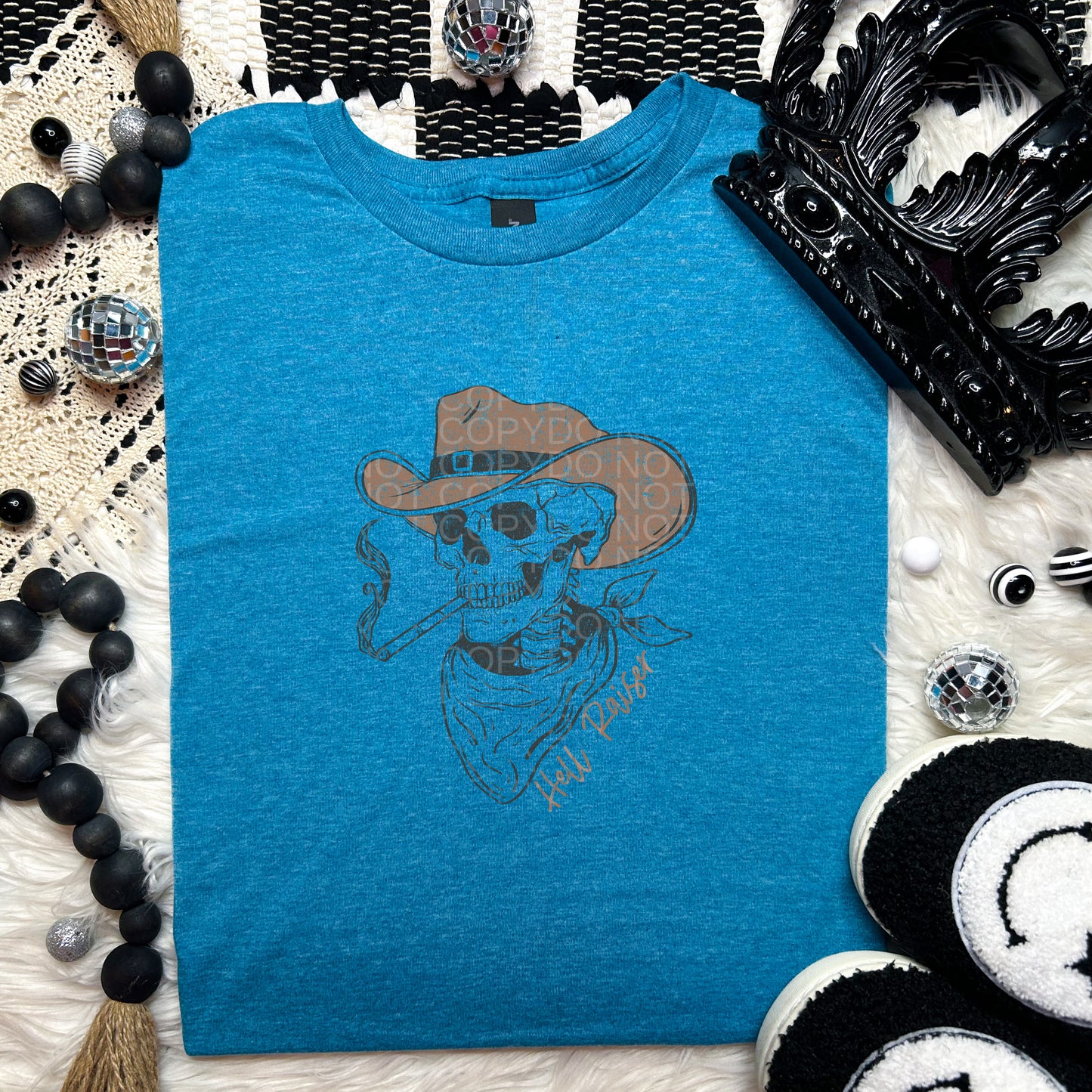 Hell Raiser Skeleton with Cigarette - TRANSFERS (SD)