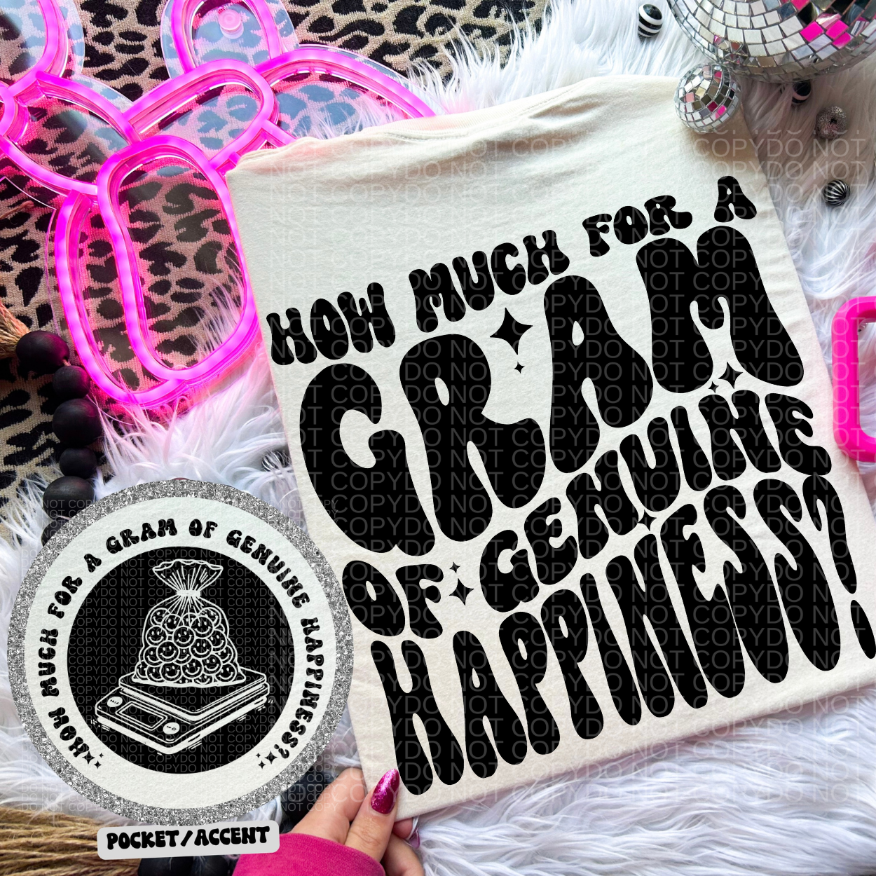 How Much For a Gram Of Genuine Happiness - Transfer (HW)