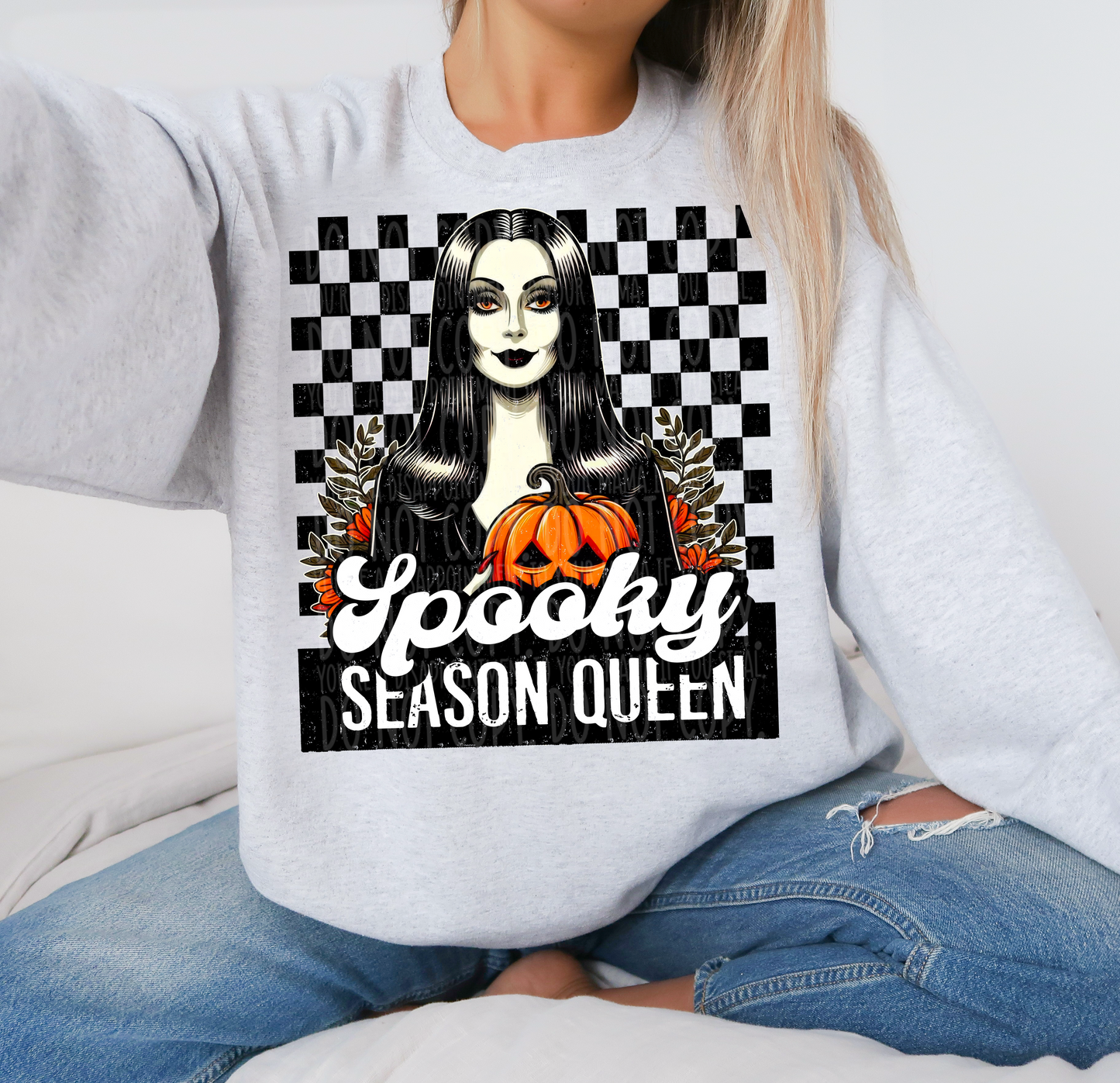 Spooky Season Queen Morticia - Transfer (L)