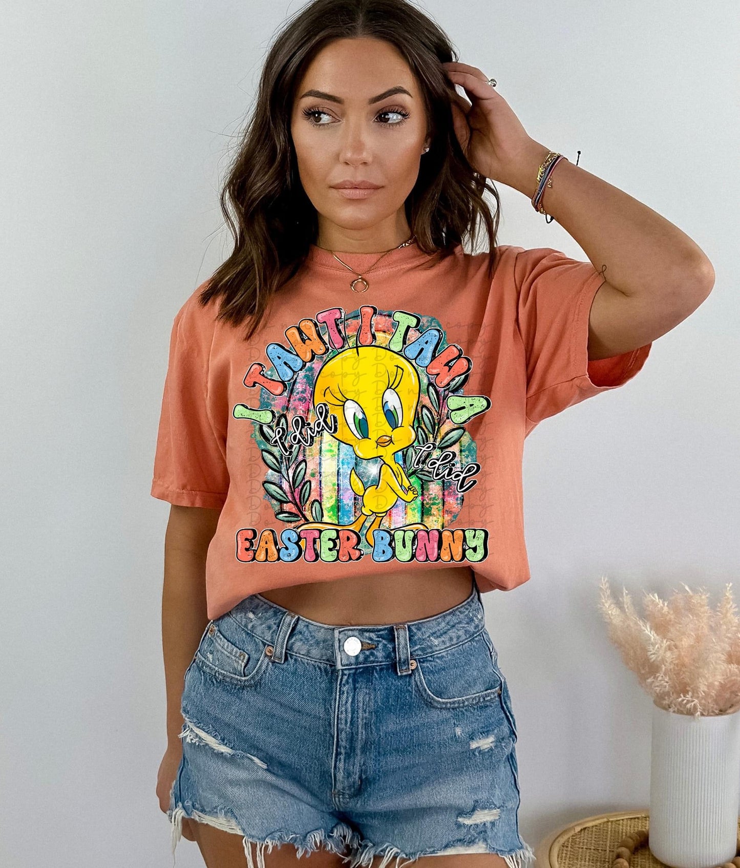 I tawt I taw a easter bunny - Transfer