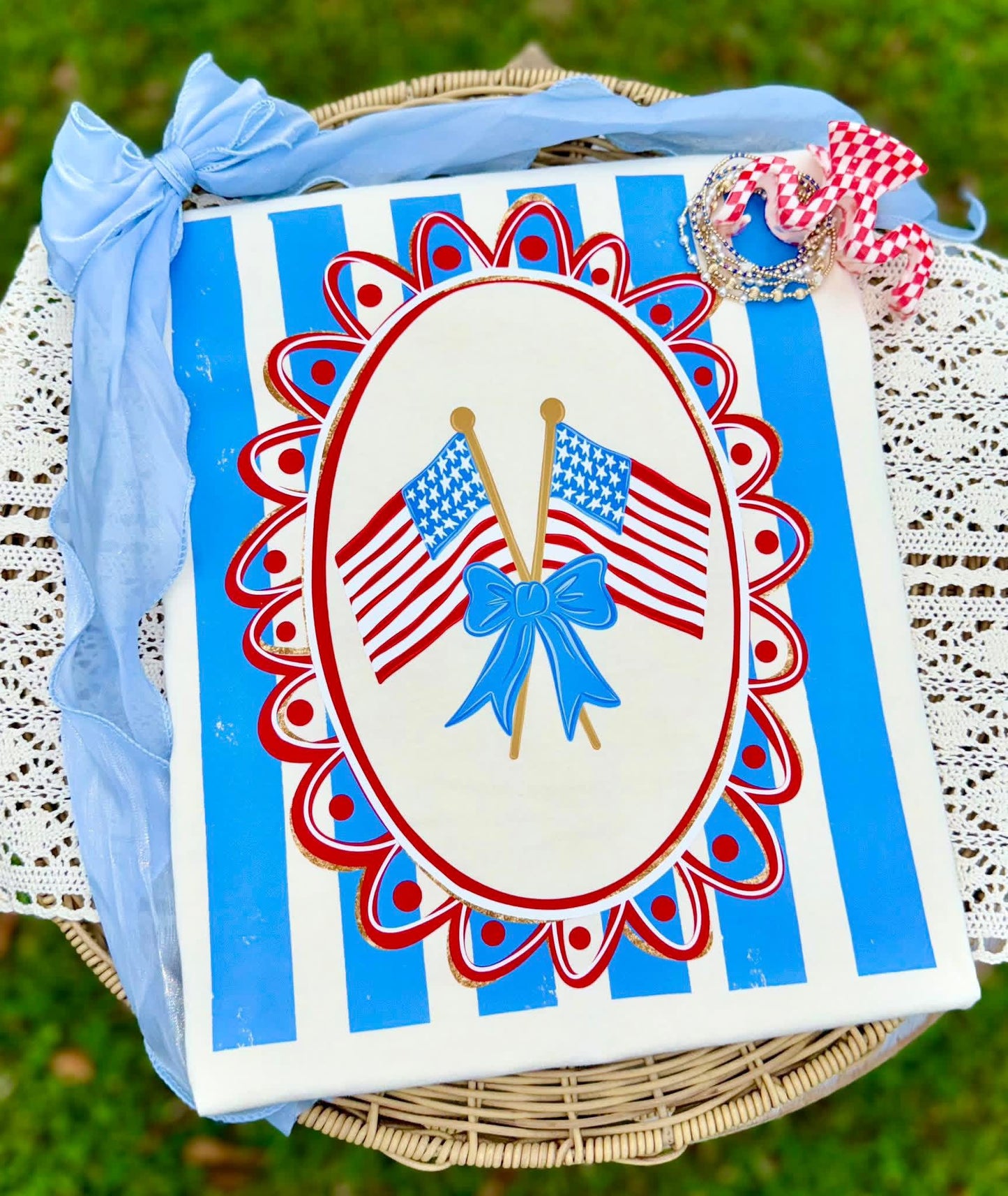 Preppy All Americana Flags- TRANSFER (CC)