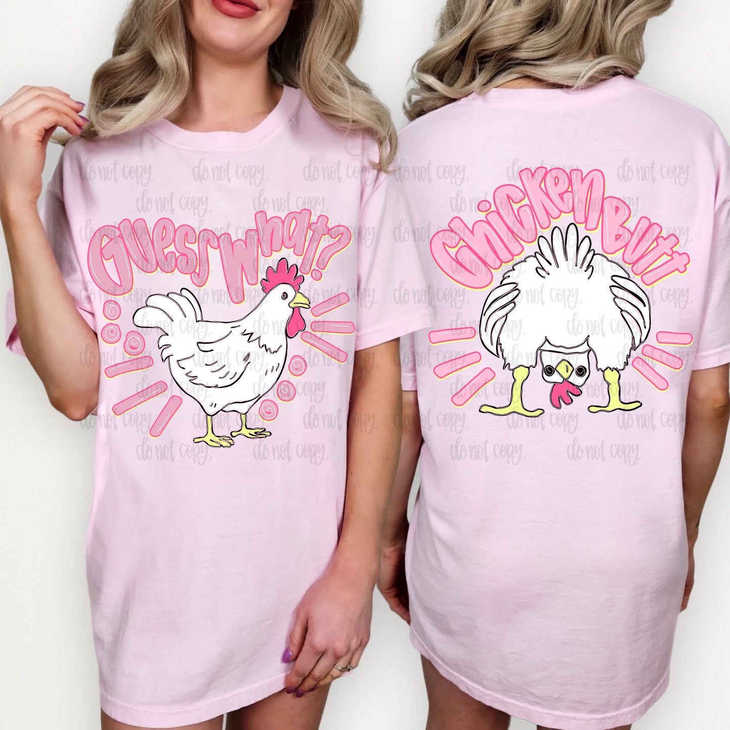 Chicken Butt BACK ONLY- TRANSFER (CL)