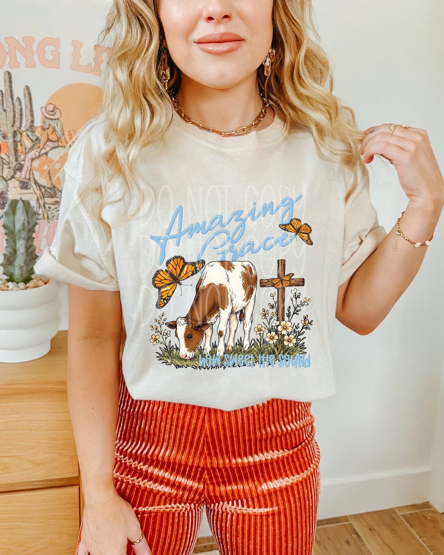 Amazing Grace Cow- TRANSFER (PH)