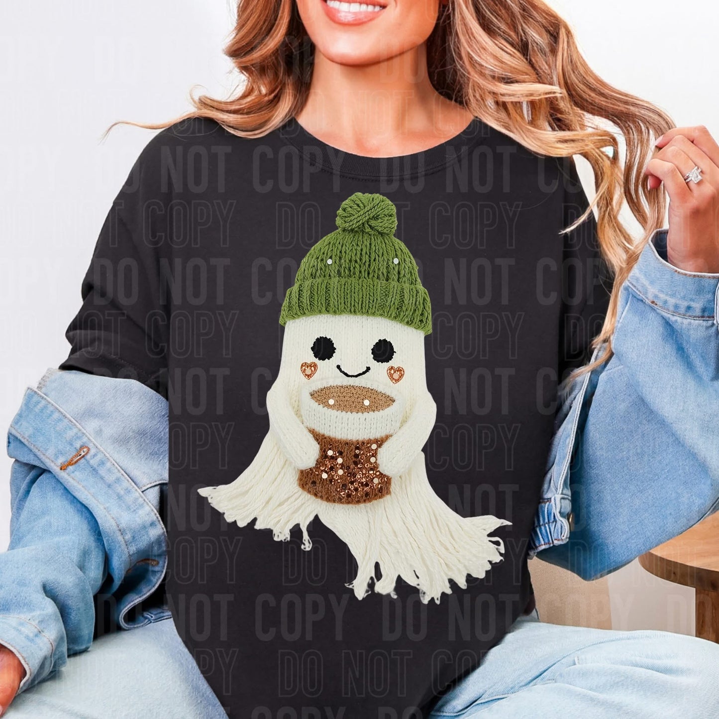 Ghost Coffee Green hat Yarn - TRANSFER (SBB)