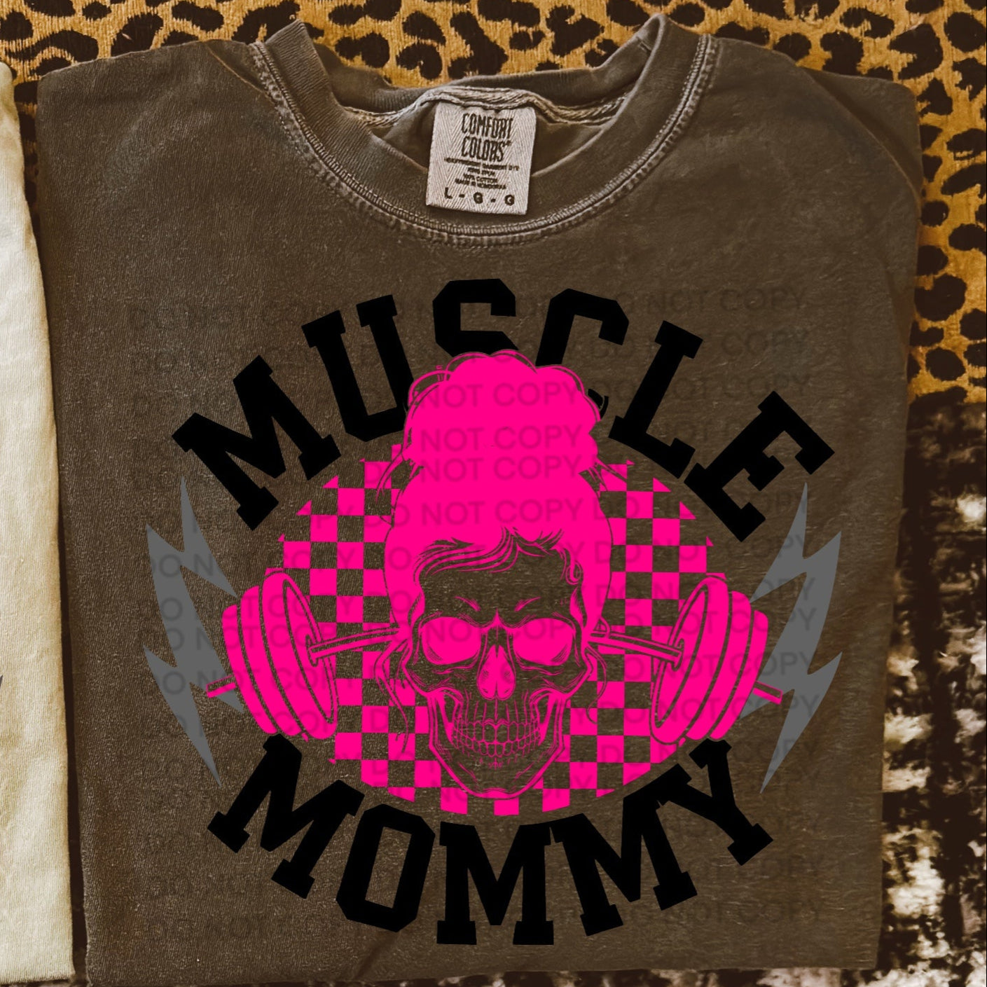 Muscle Mommy Hot PInk - TRANSFERS (SC)