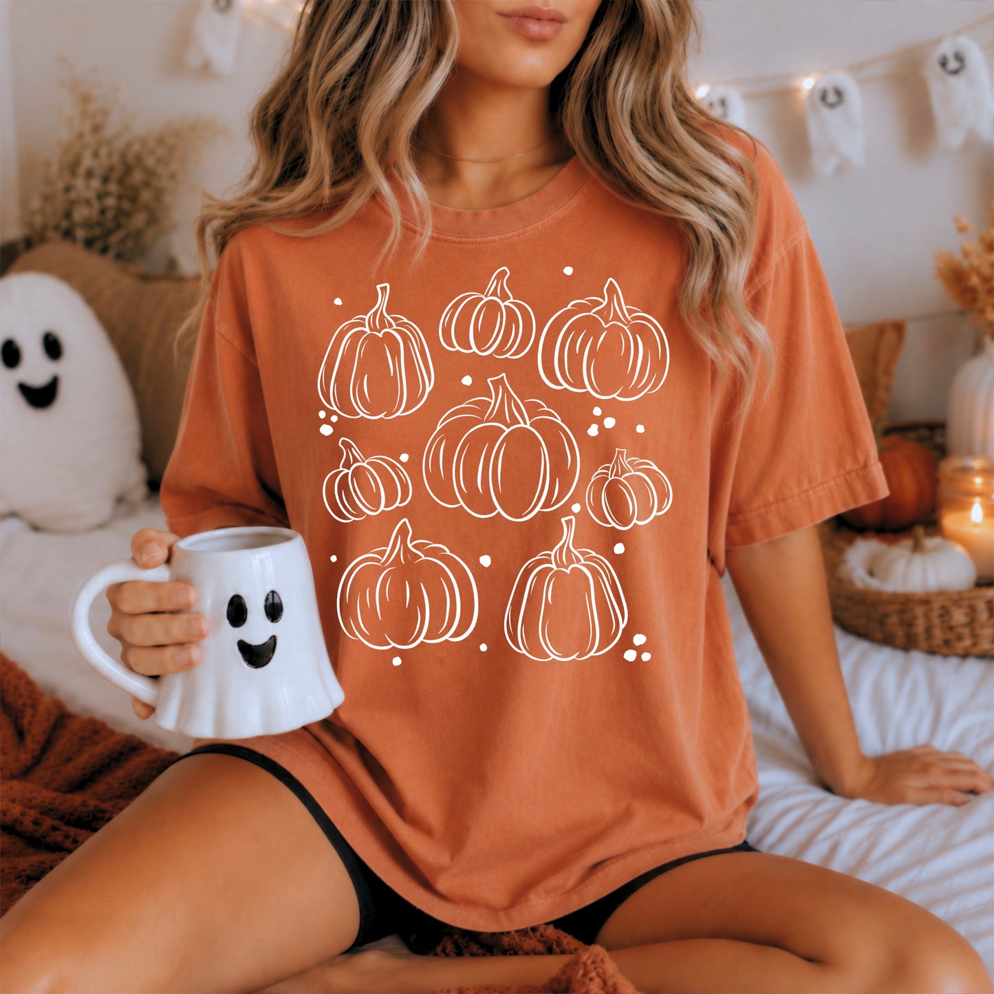Pumpkins / White - Transfers (CSC)