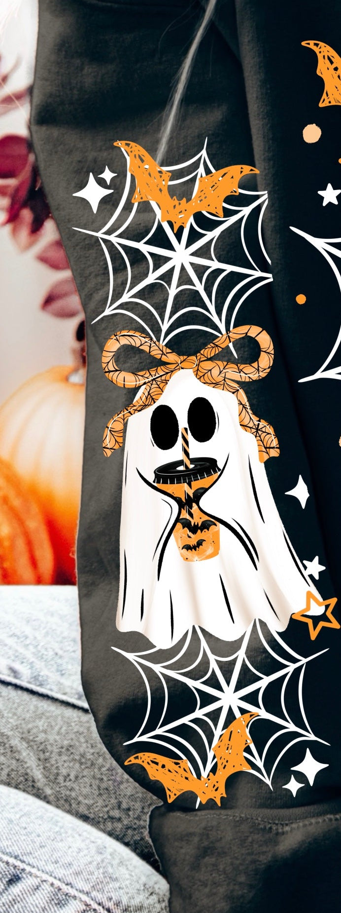 Ghost With Coffee - SLEEVE ONLY / WHITE WEB - TRANSFERS (CSC)