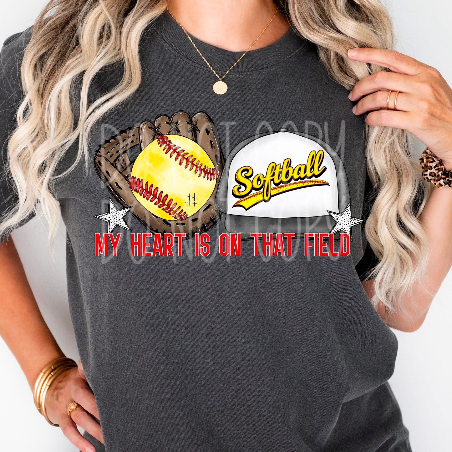 My Heart Is On That Field / Softball - TRANSFERS (FDCD)