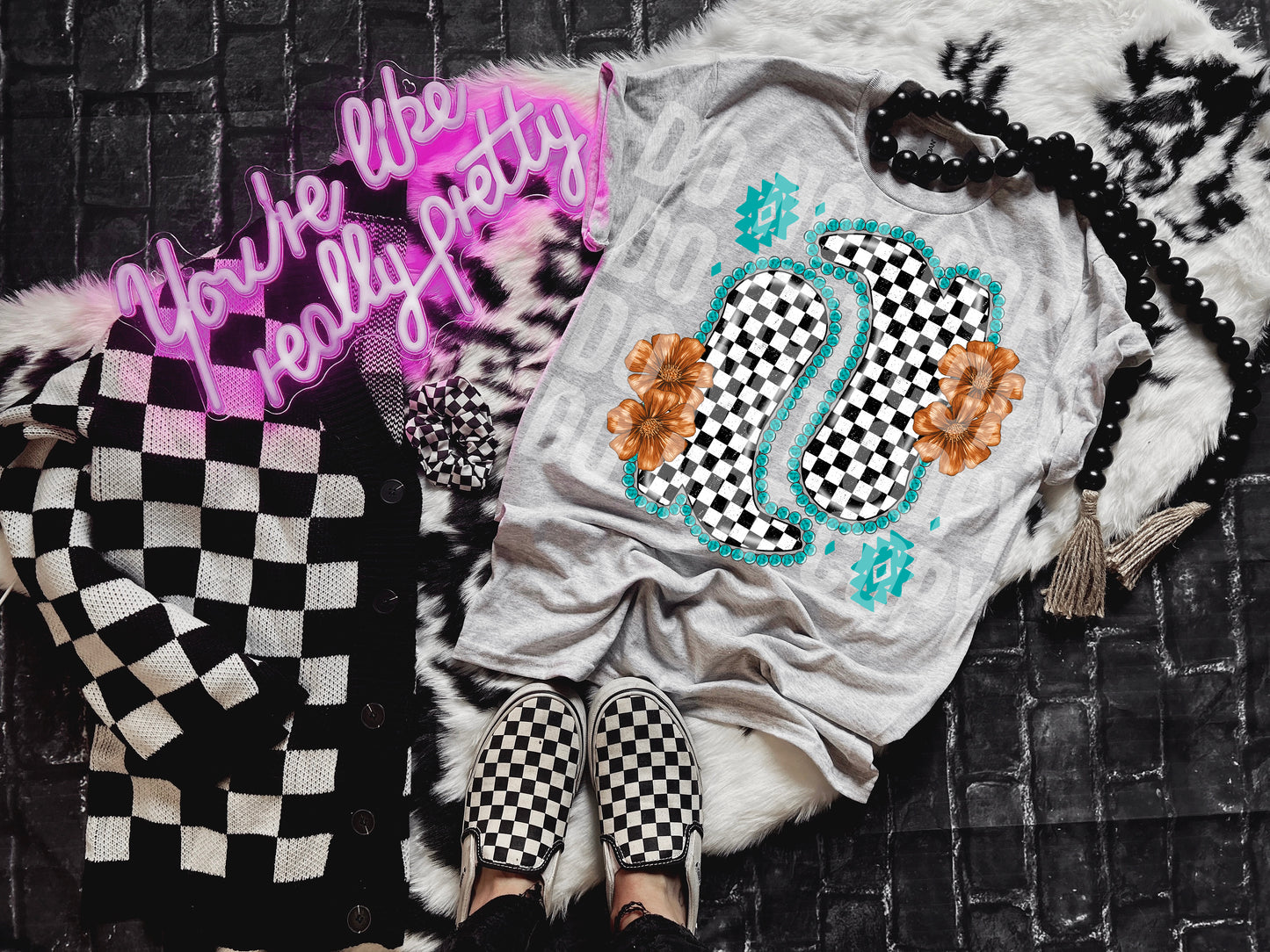 Checkered Boots - Transfer (SCG)