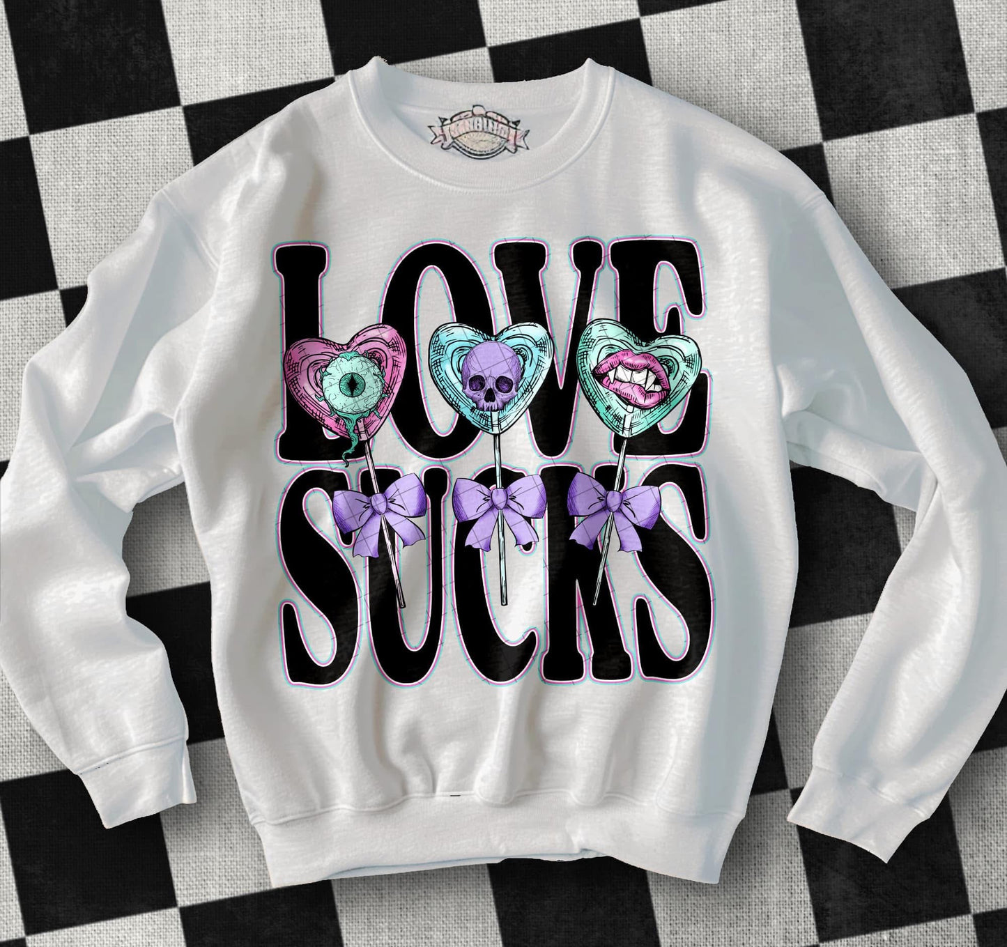 Love Sucks BLACK- TRANSFERS (KPI)