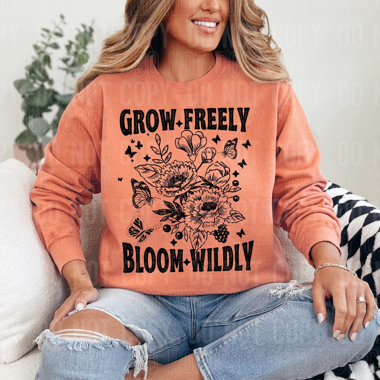 Grow Freely Bloom Wildly - TRANSFER (SBB)