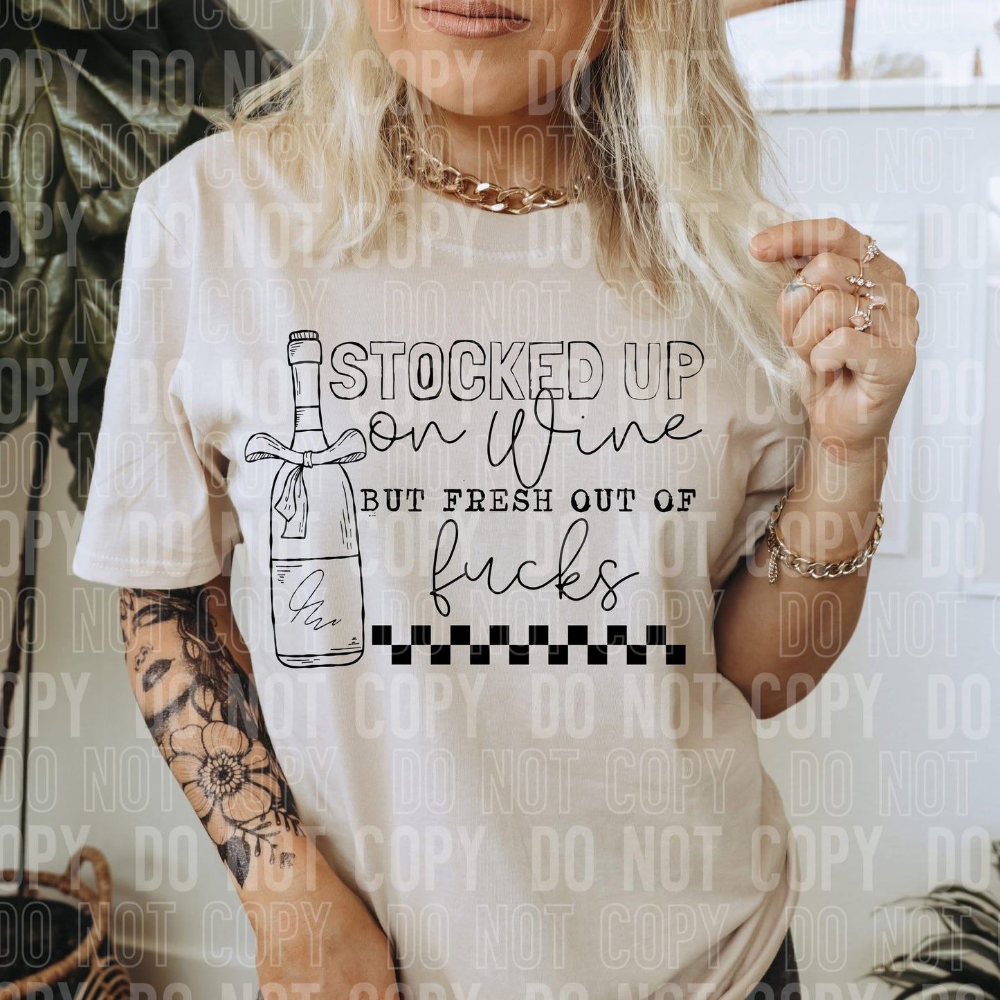 Stocked Up On Wine - TRANSFER (SBB)