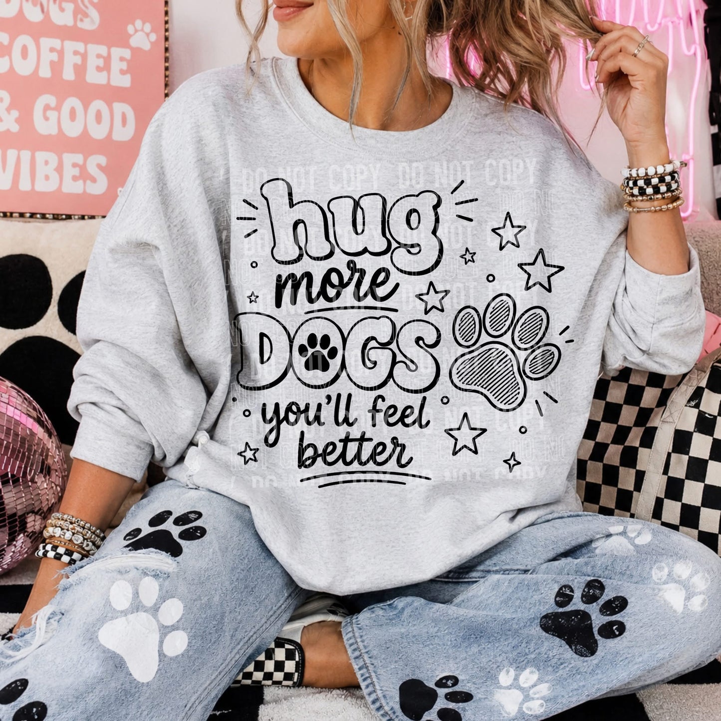 Hug More Dogs - Transfers (SBB)