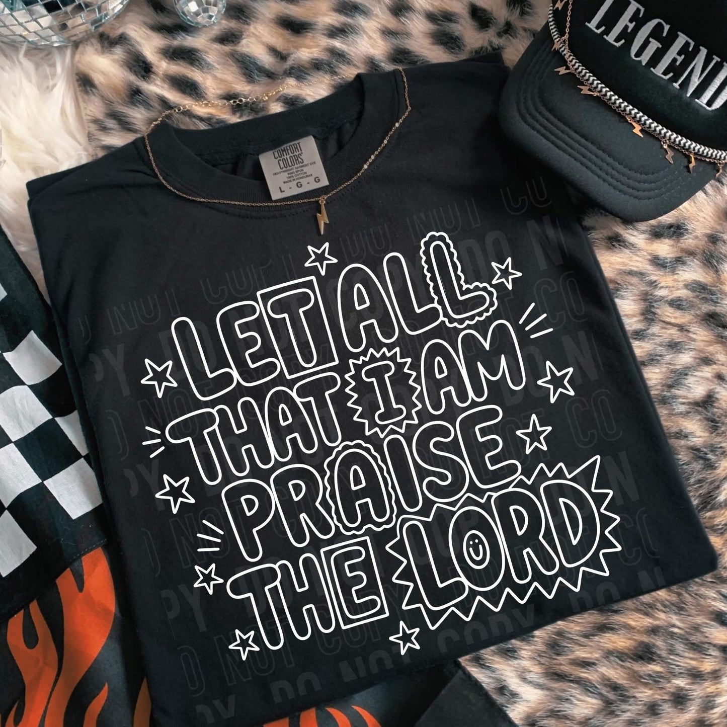 Let All That I Am / White - Transfers (SBB)