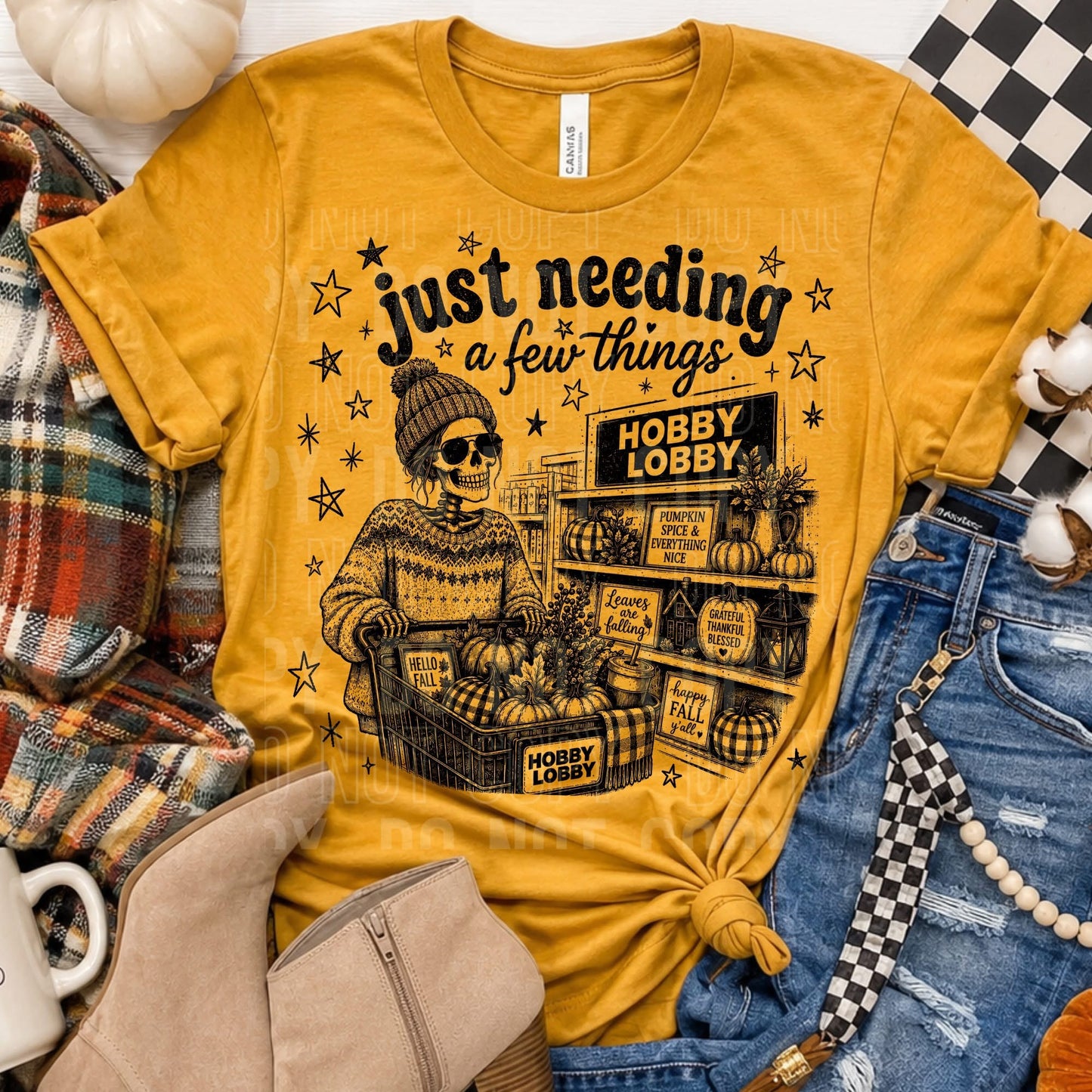Just Needing A Few Things / Skelly Sweatshirt - Transfers (SBB)
