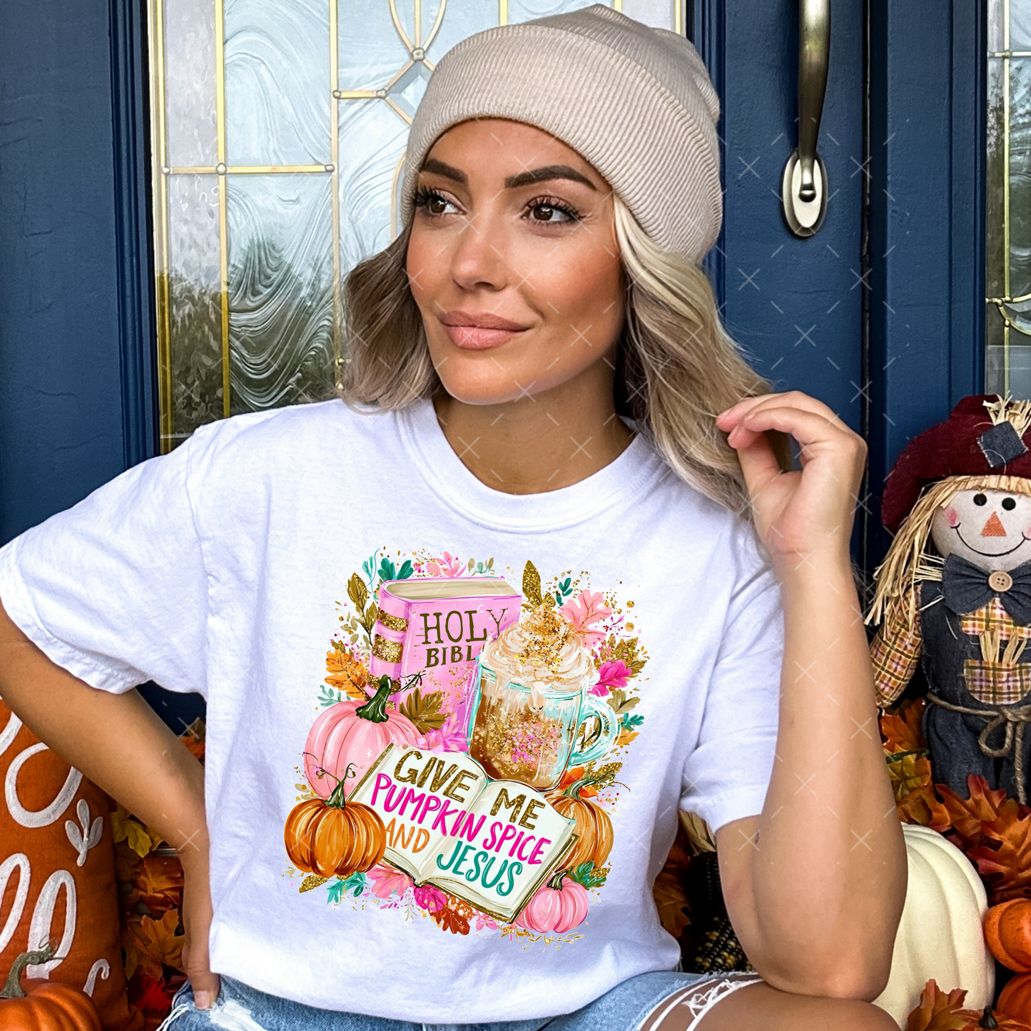 Give Me Pumpkin Spice & Jesus - Transfers (SS)