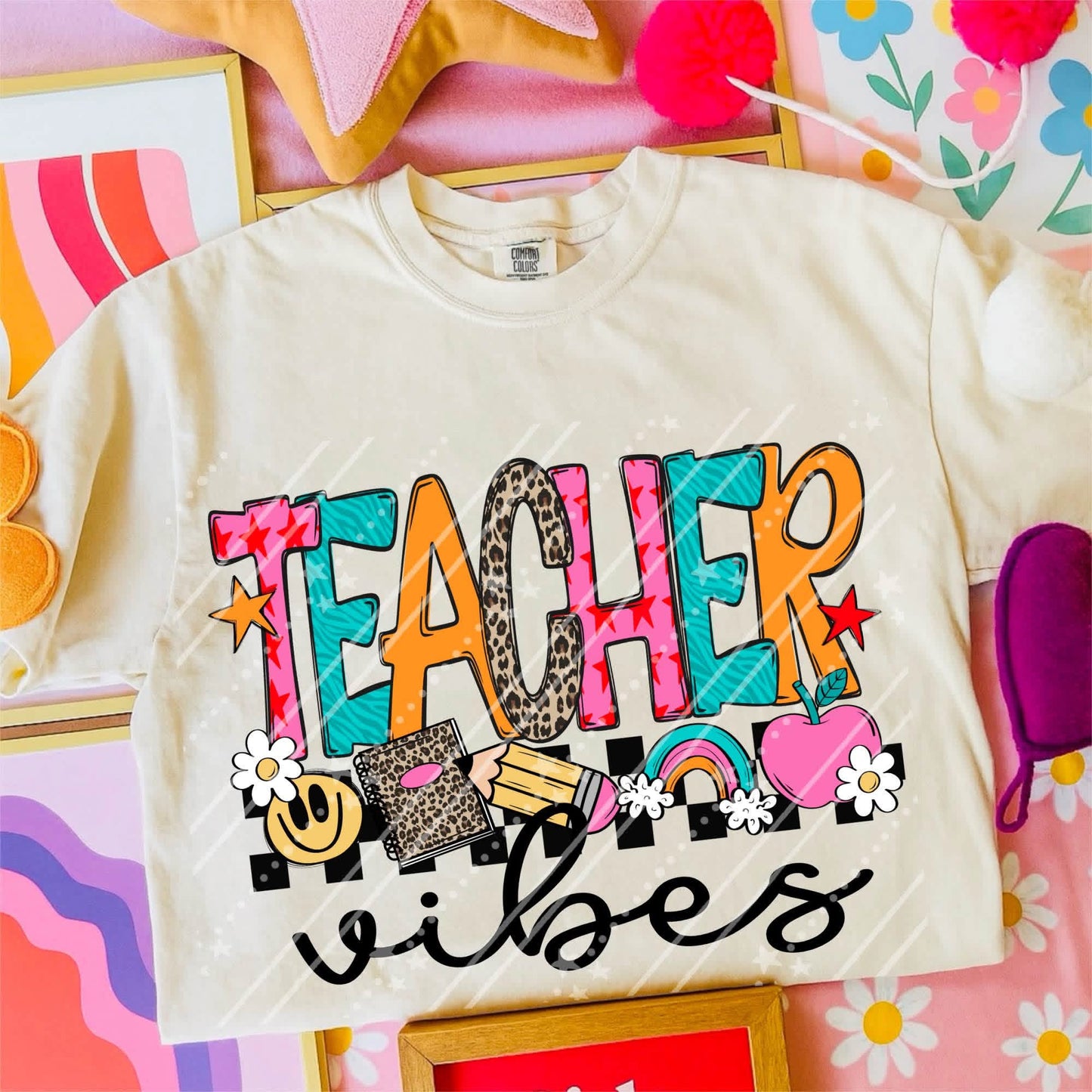 Teacher Vibes - Transfers (CC)