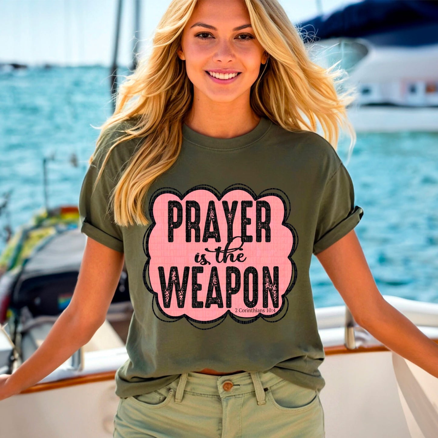 Prayer Is The Weapon - COMPLETED TEE