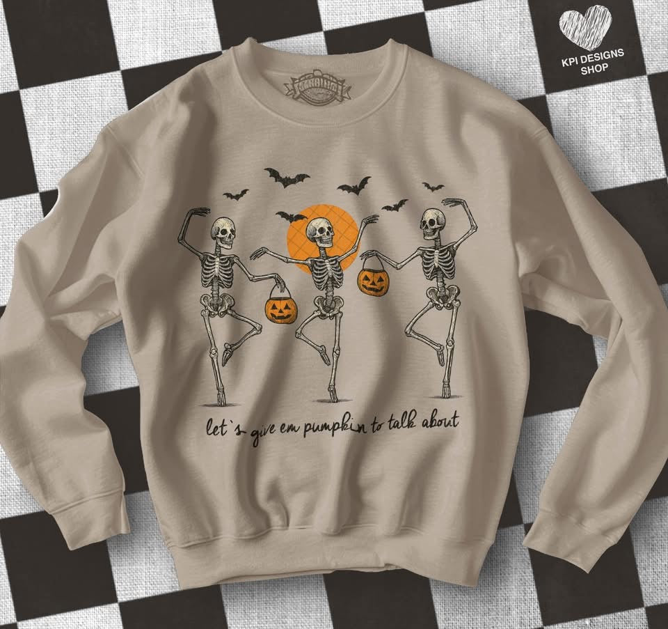 Let's Give Em Pumpkins / Black - TRANSFER (KPI)