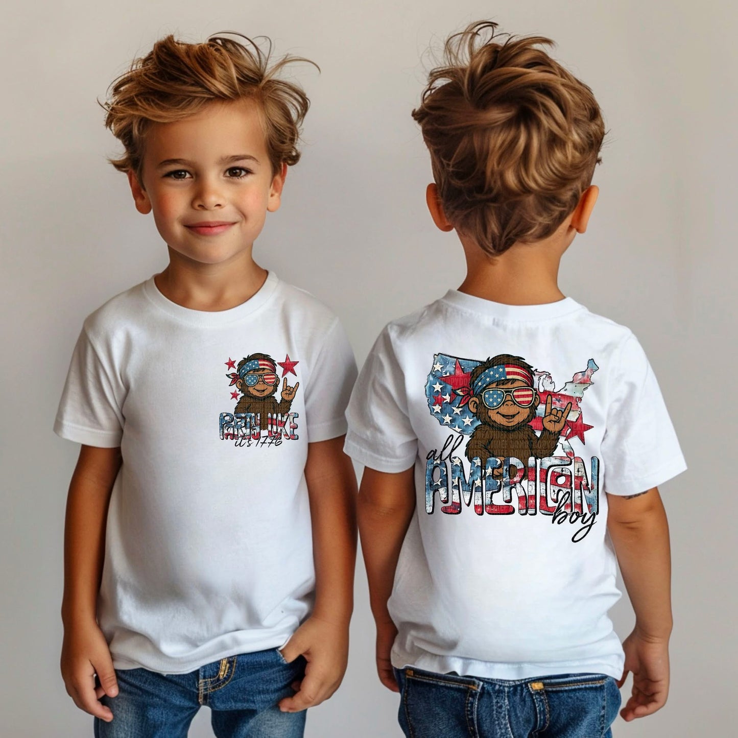 All American Boy pocket/Back - Transfer (SDD)