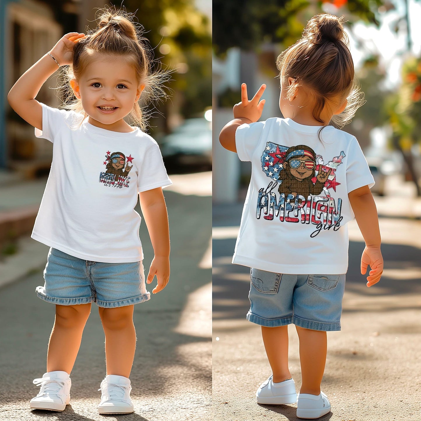 All American Girl pocket/Back - Transfer (SDD)