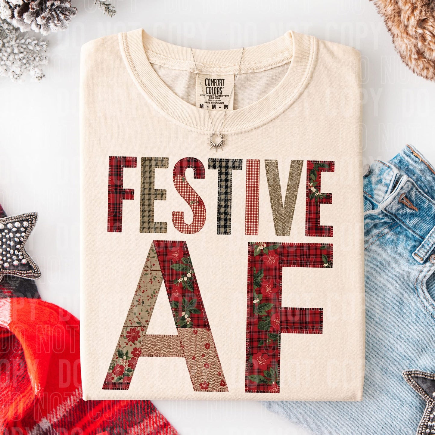 Festive AF Patch - TRANSFER (SBB)