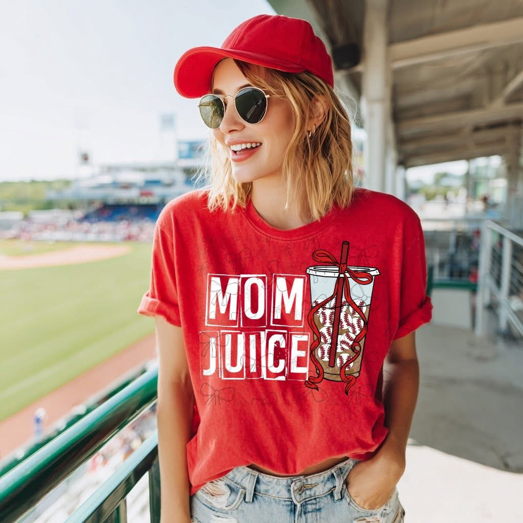 Mom Juice / Without Checkered Border - TRANSFER (CC)