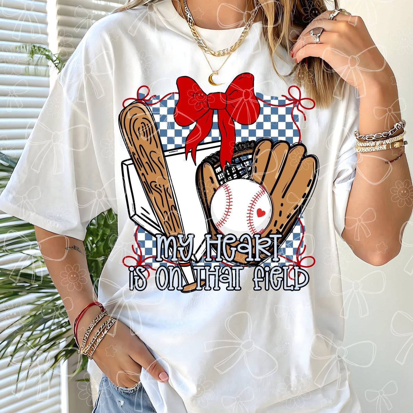 My Heart Is On That Field Baseball - TRANSFER (CC)