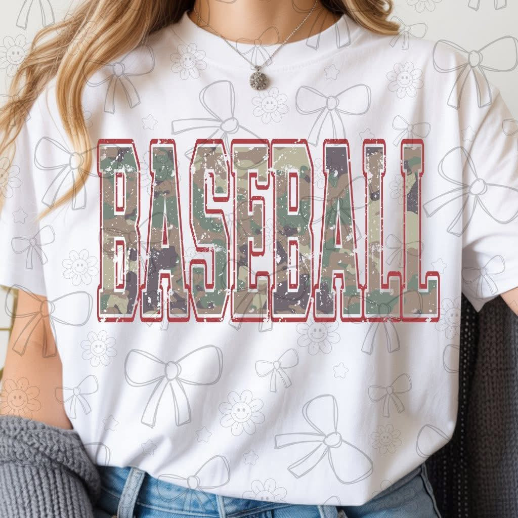 Camo Baseball - TRANSFER (CC)