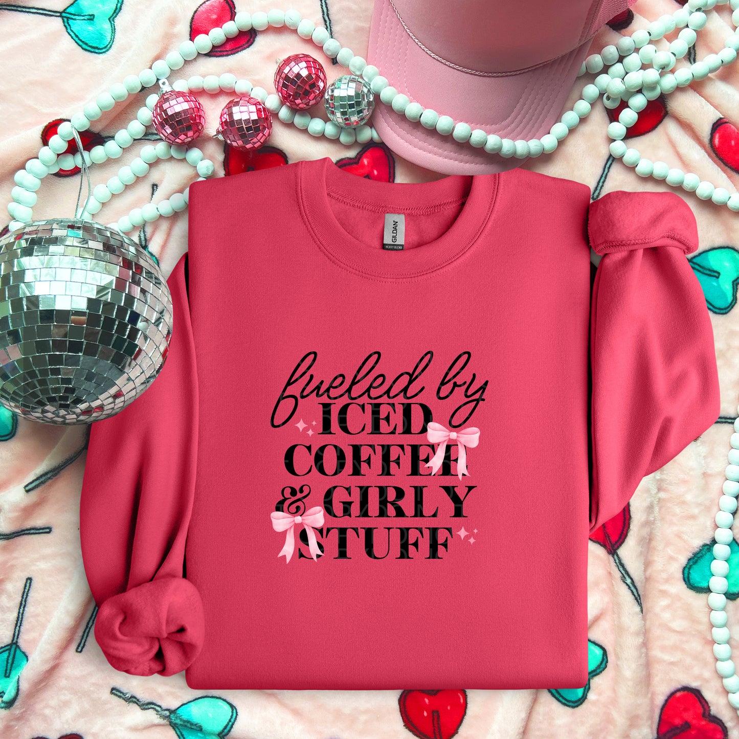 Fueled by Iced Coffee and Girly Stuff - TRANSFERS (L)