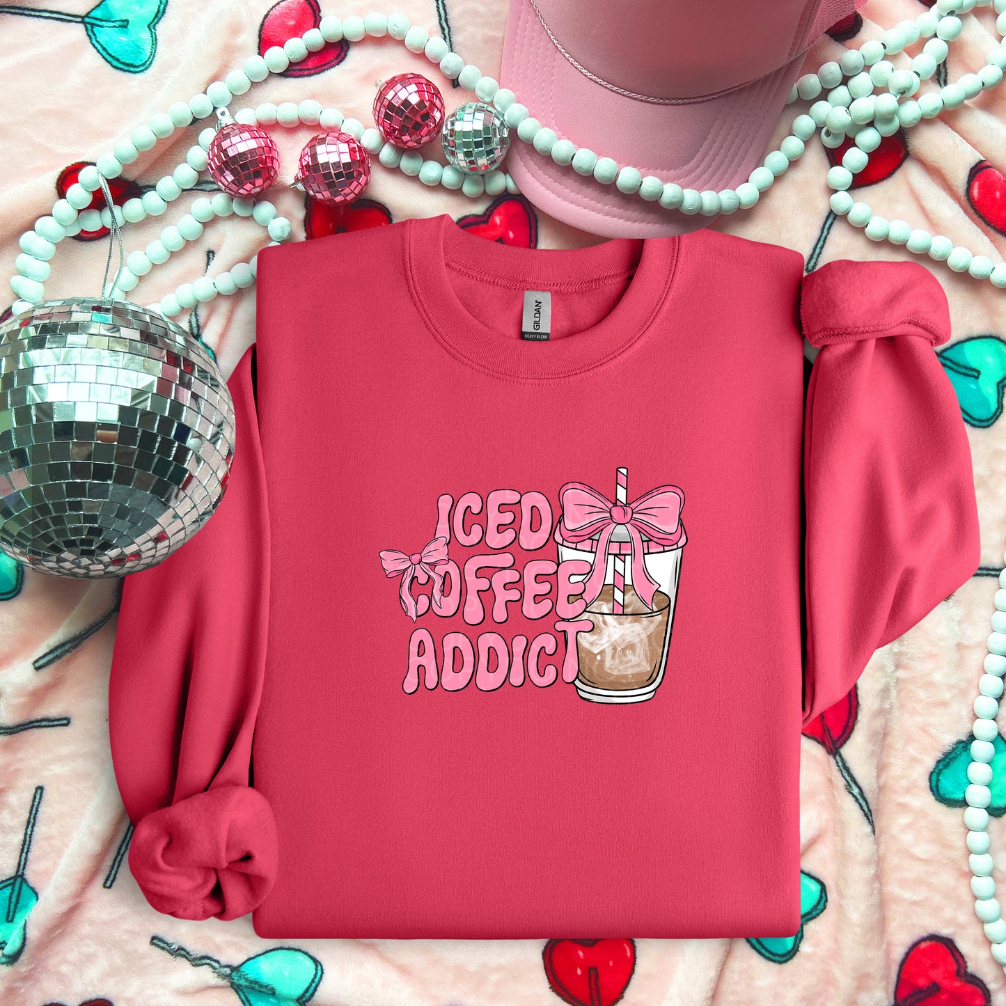 Iced Coffee Addict - TRANSFERS (L)