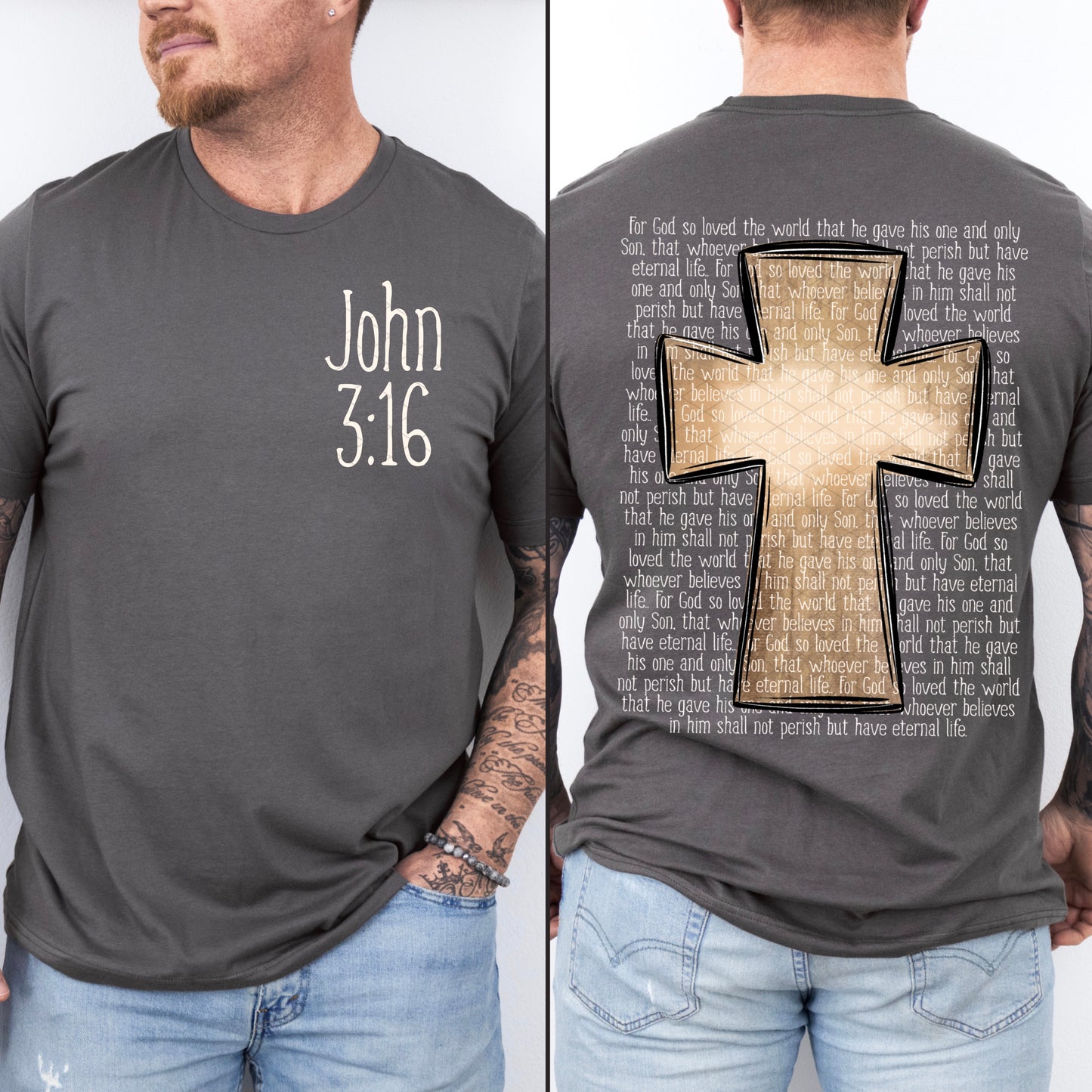 John 3:16 / White - Transfer (SDD)