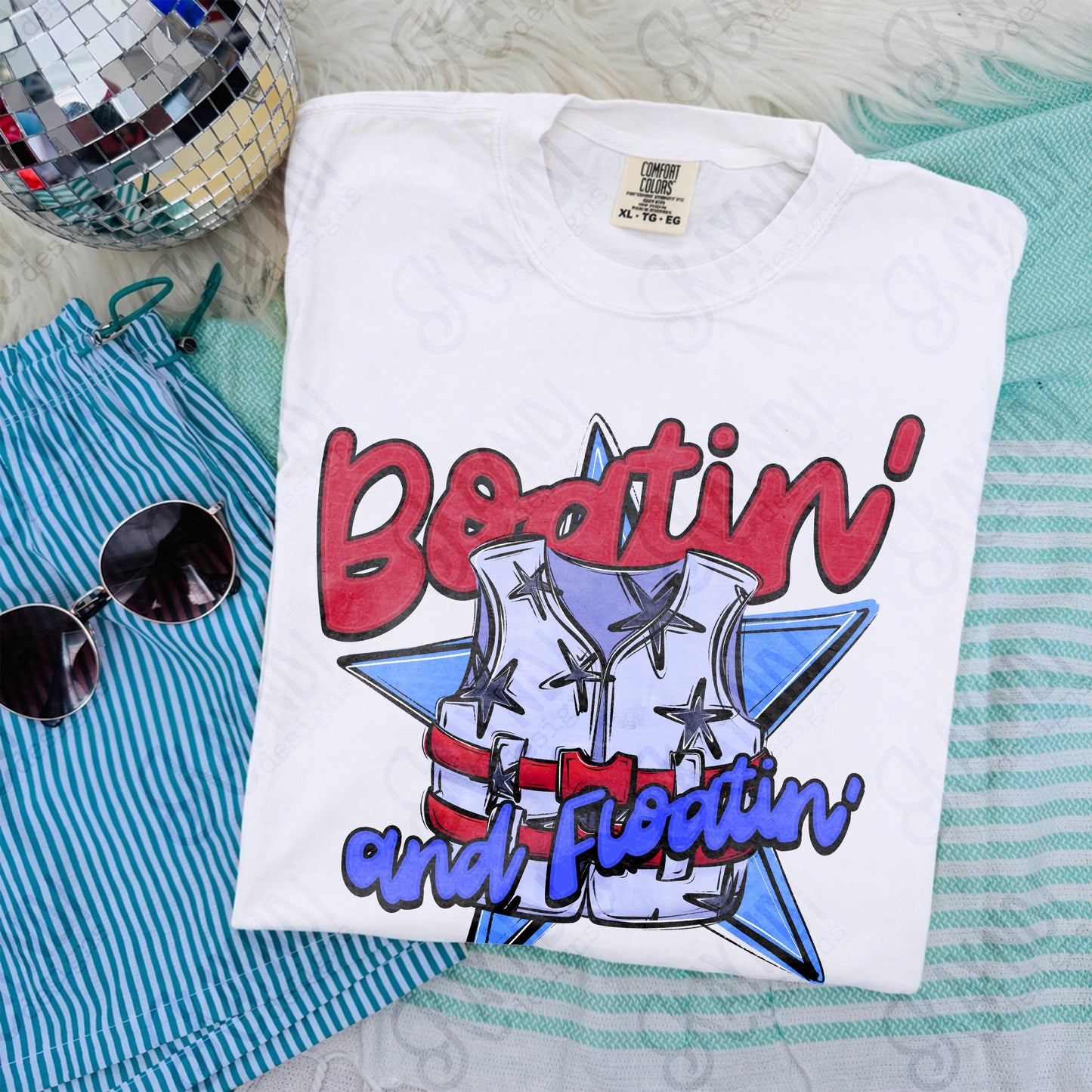 Boatin' And Floatin / Blue - Transfers (Kayndi)