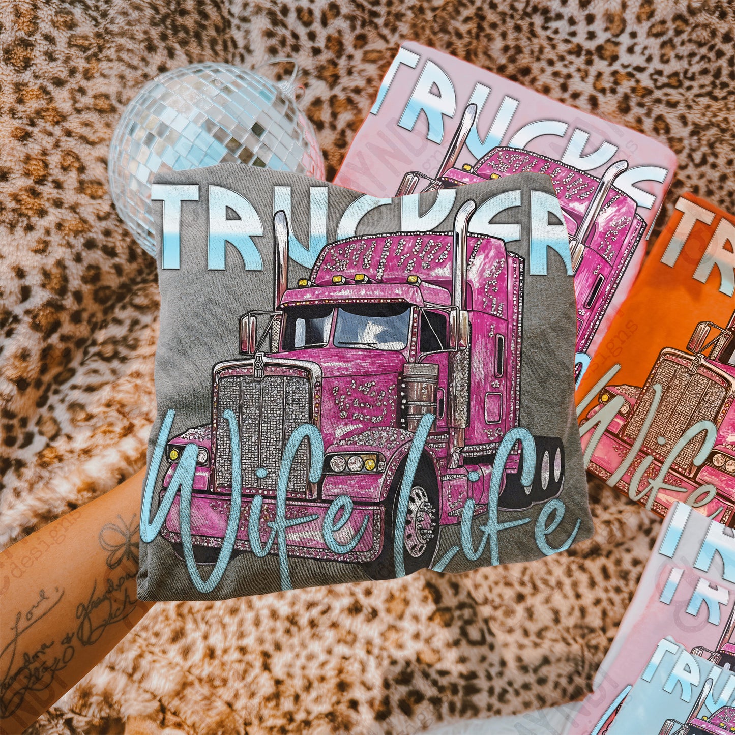 Trucker Wife Life - Transfers (Kayndi)
