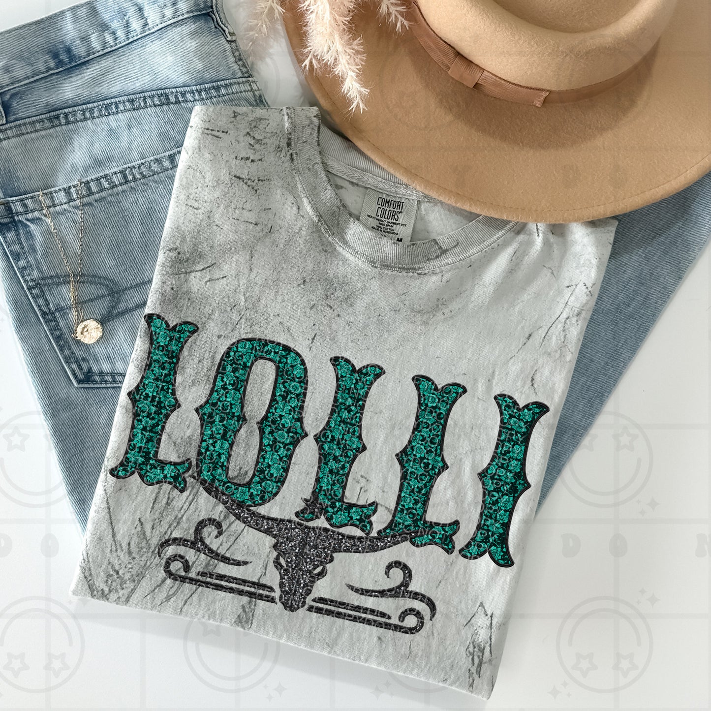 Teal Lace Lolli - TRANSFERS (HW)