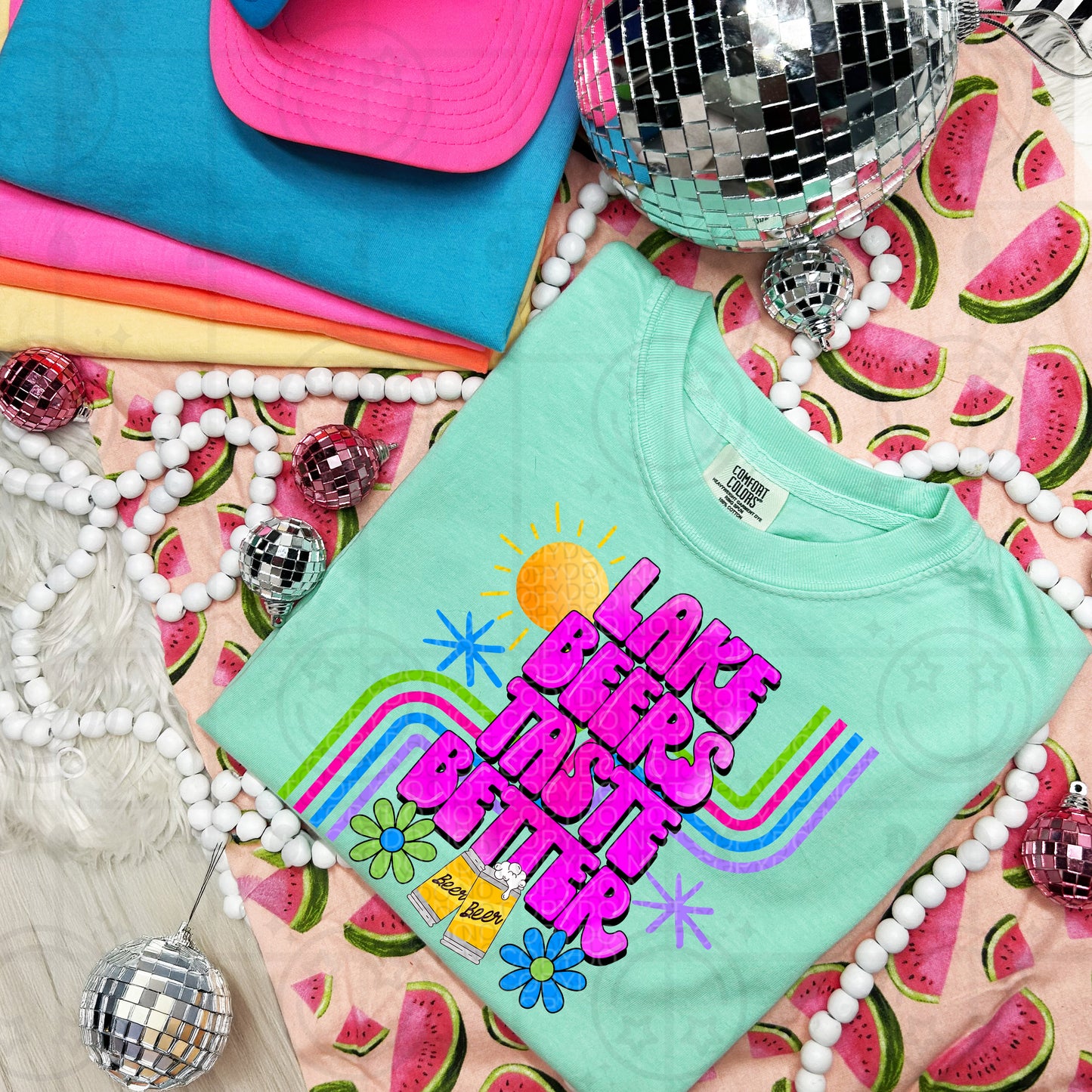 Lake Beers Taste Better Retro - TRANSFERS (HW)