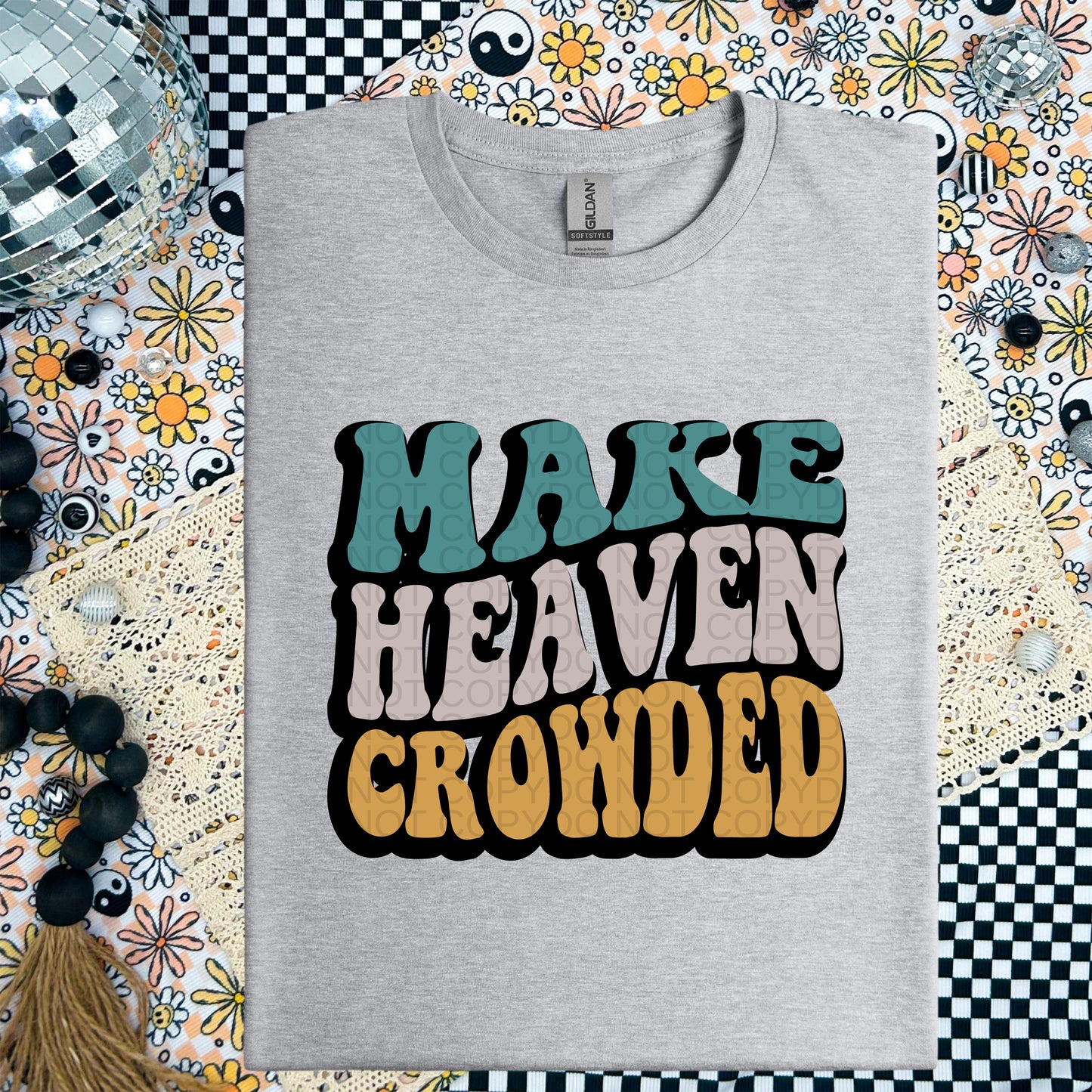 Make Heaven Crowded Retro Wavy - TRANSFER (CF)
