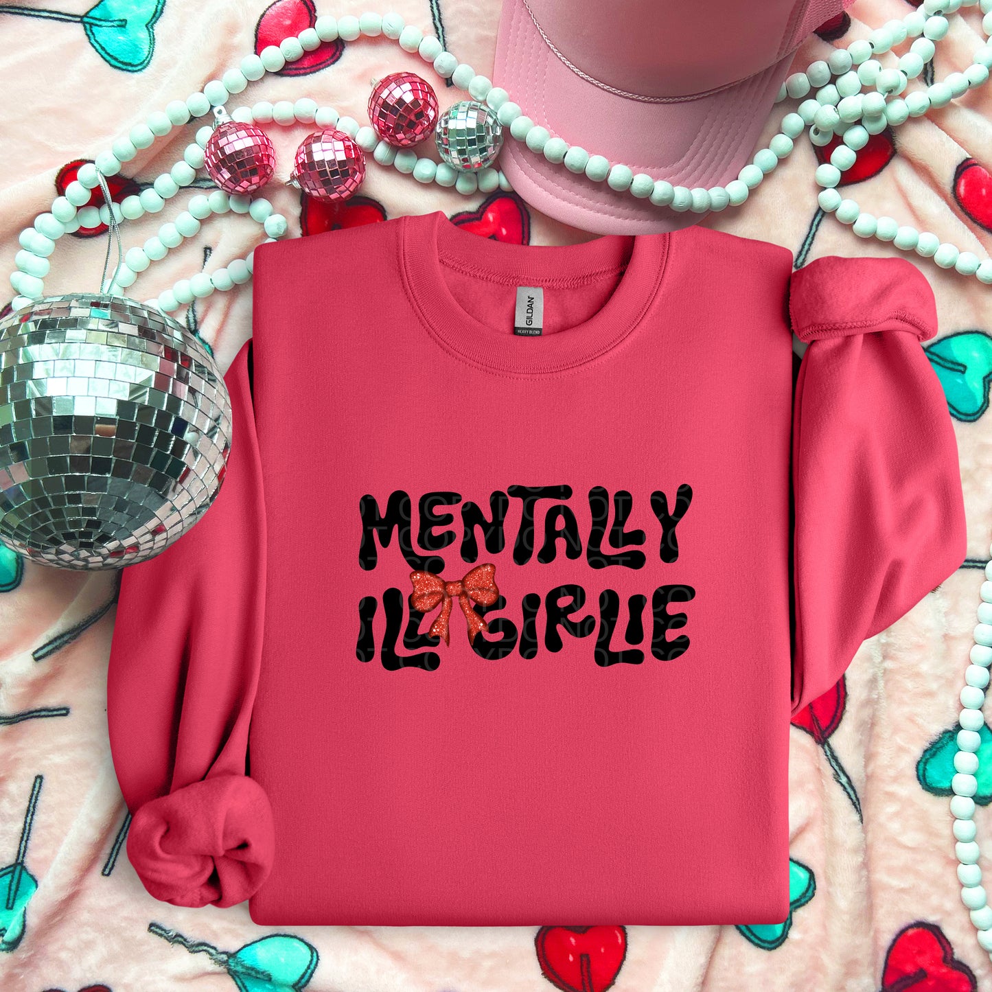 Mentally Ill Girlie Bow - TRANSFERS (L)