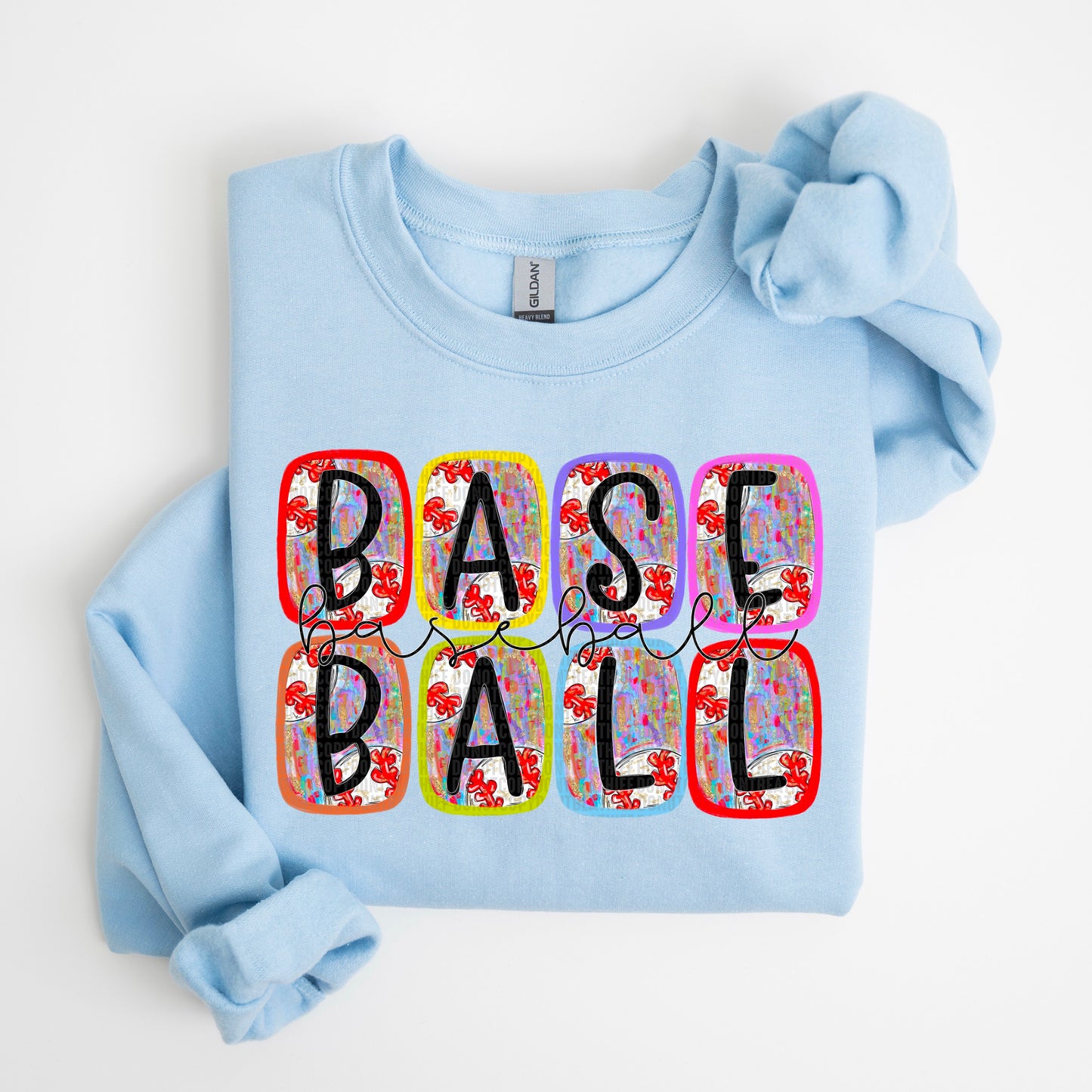 Baseball Square Designs - TRANSFER (SDD)