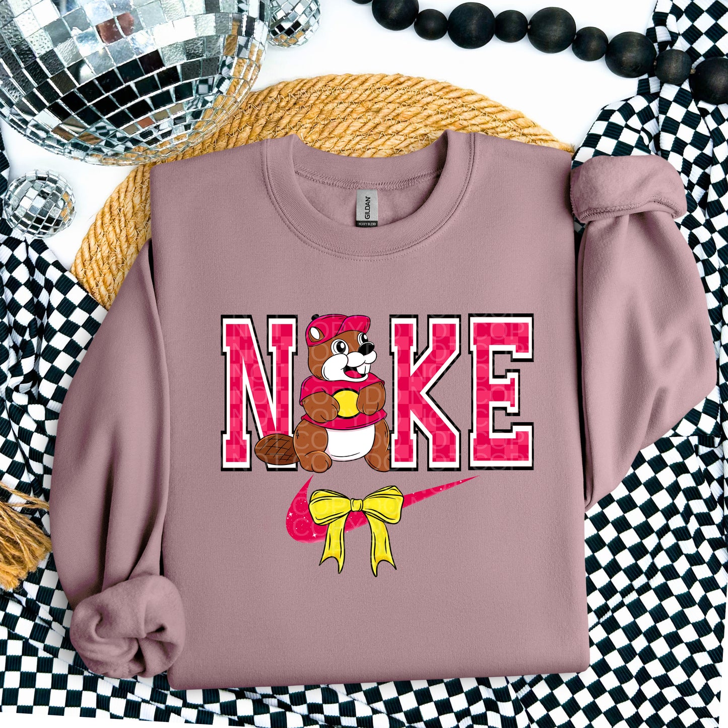 Nike Bucees with Yellow Bow - TRANSFERS (TGG)