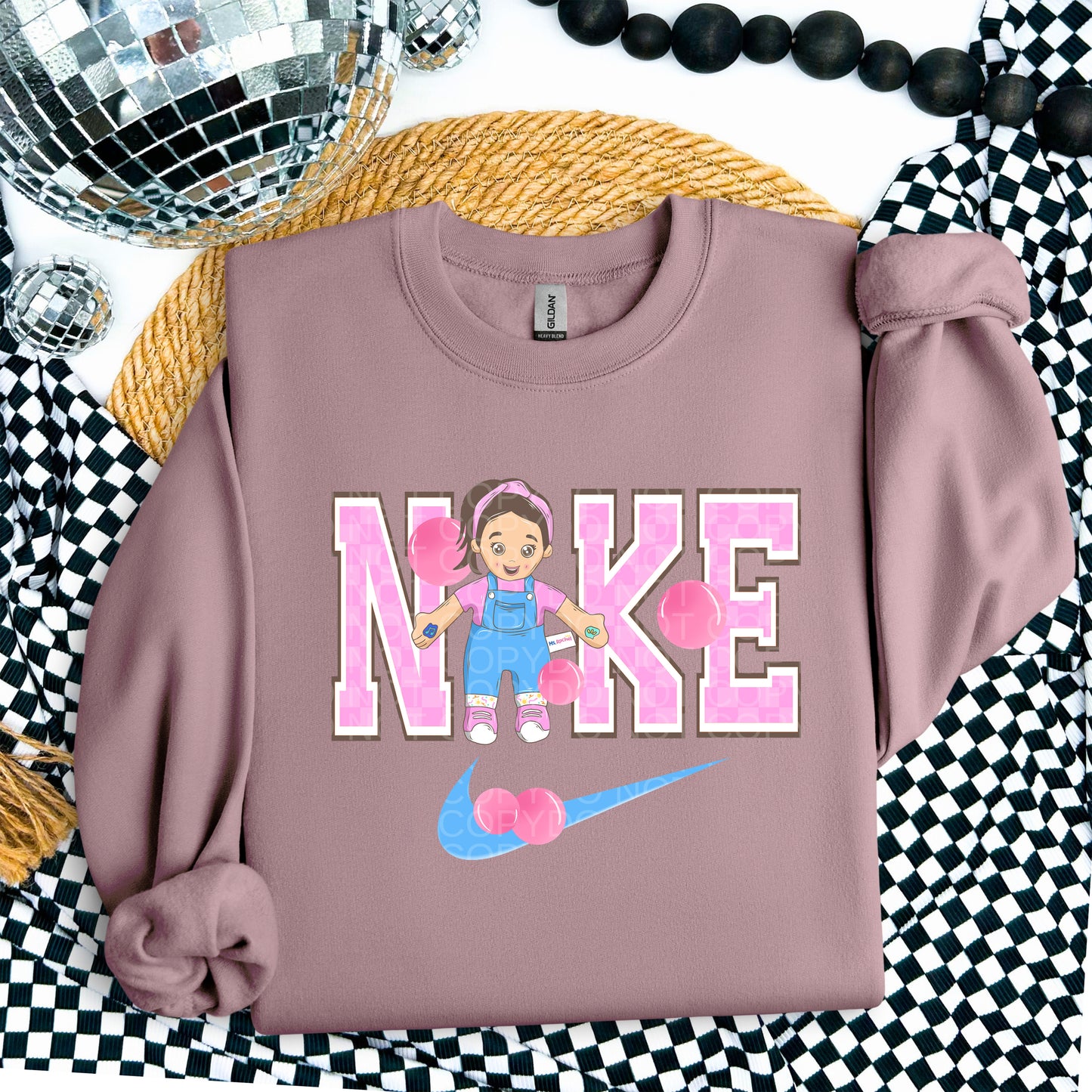 Nike Ms Rachel Pink Logo - TRANSFERS (TGG)