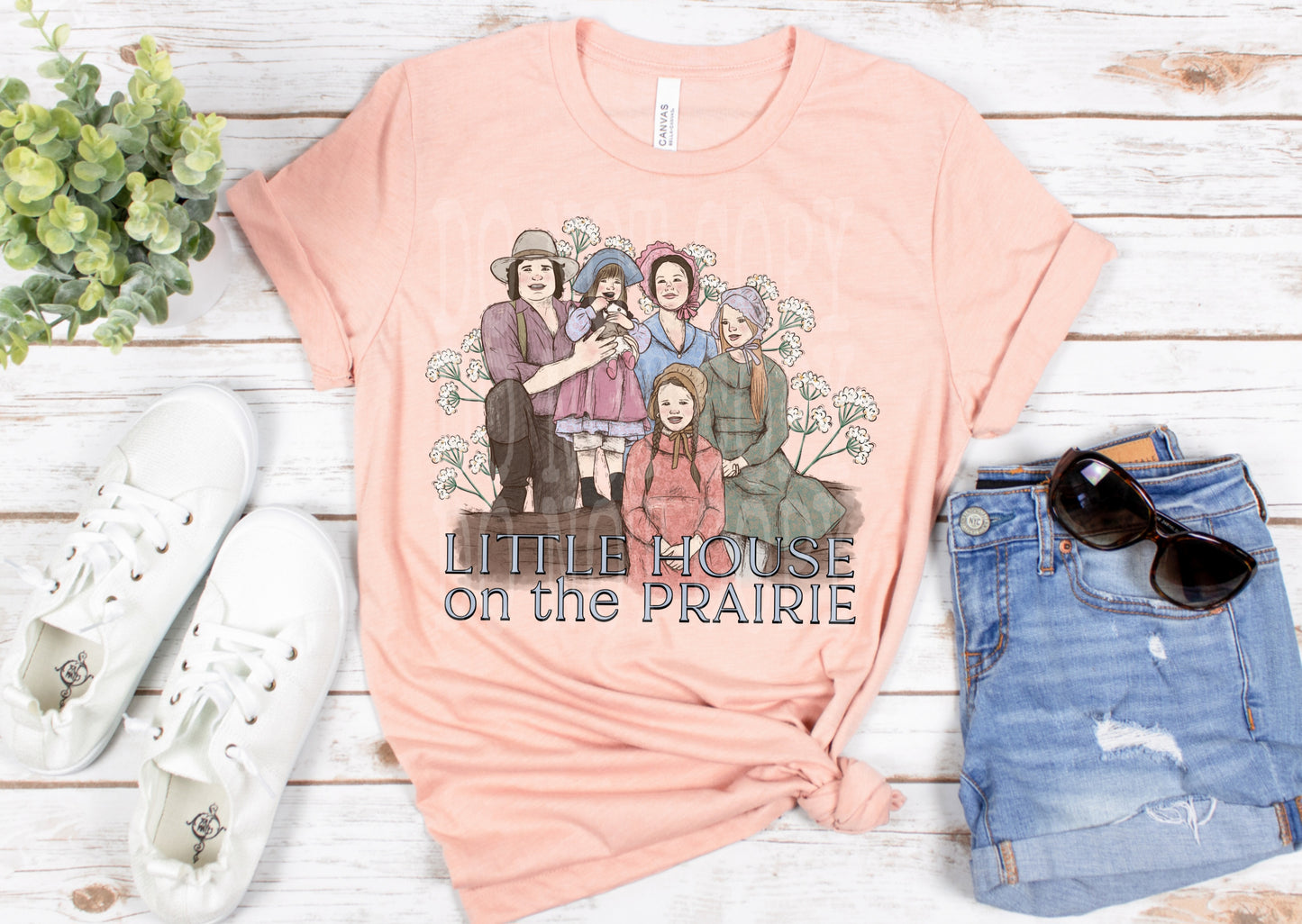 Little H*use On The P*ar/ Without White Words - TRANSFERS (Pine)