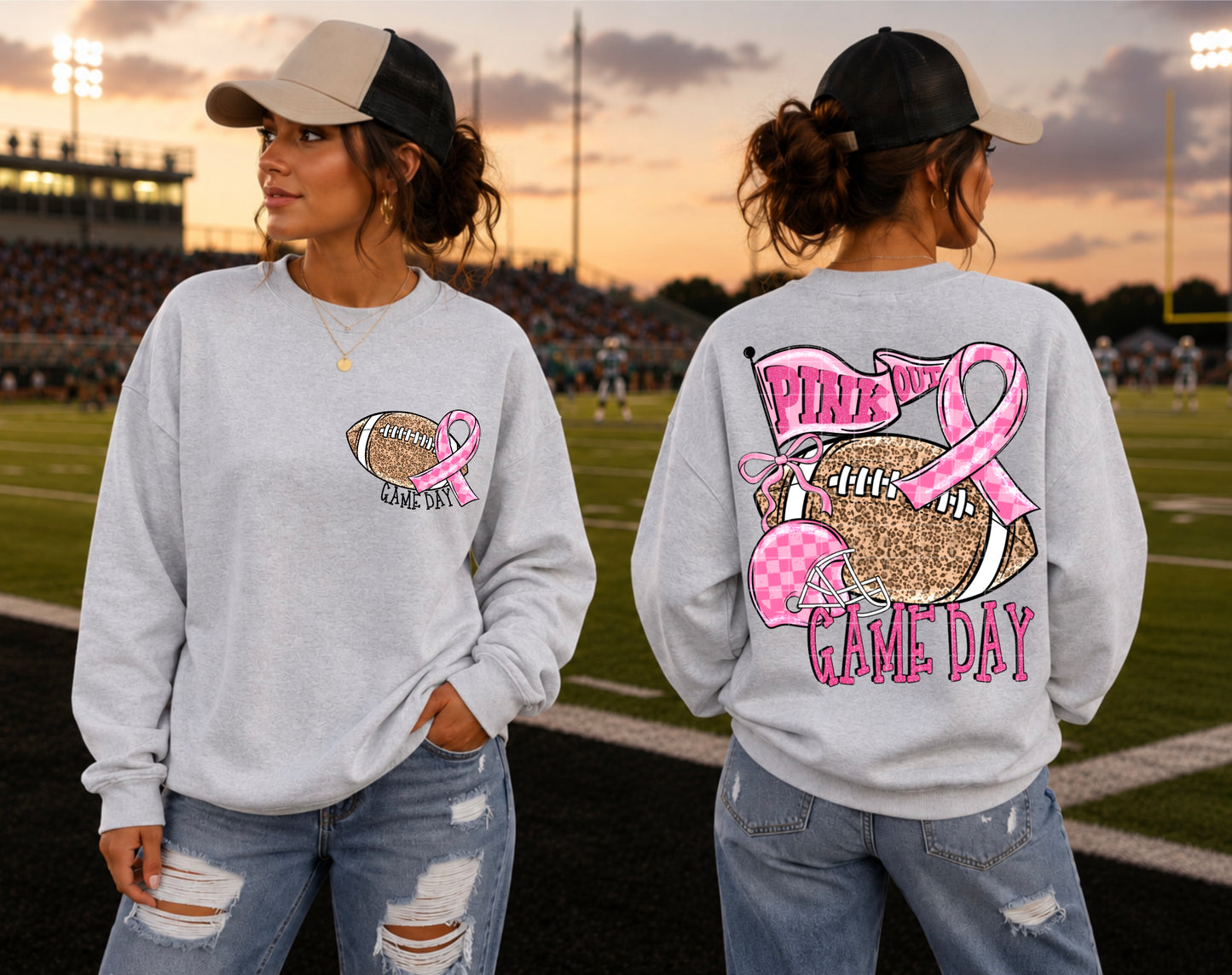 Pink Out Game Day - Transfer (SDD)
